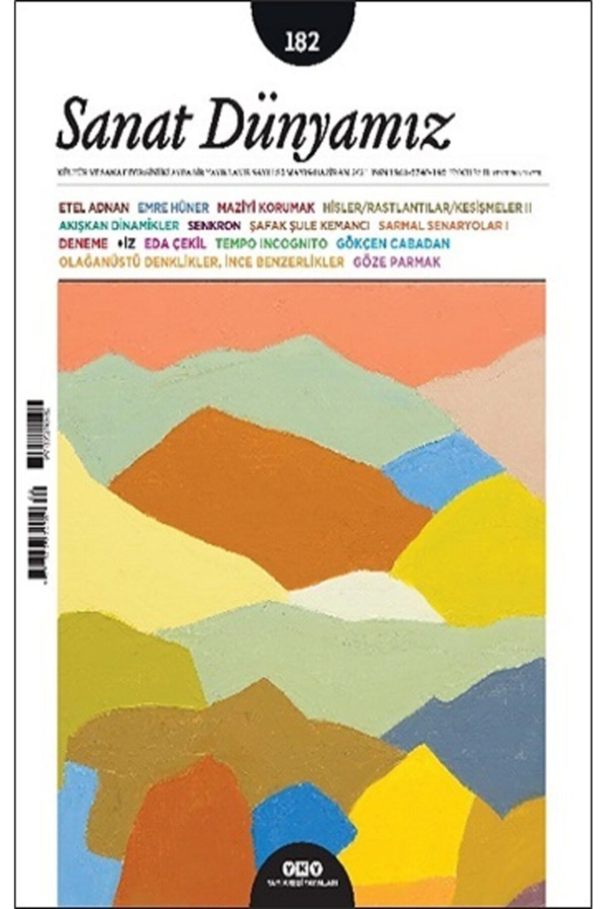 Yapı Kredi Yayınları Sanat Dünyamız 182 - Mayıs, Haziran 2021 kitabı - Yapı Kredi Yayınları - Dergi
