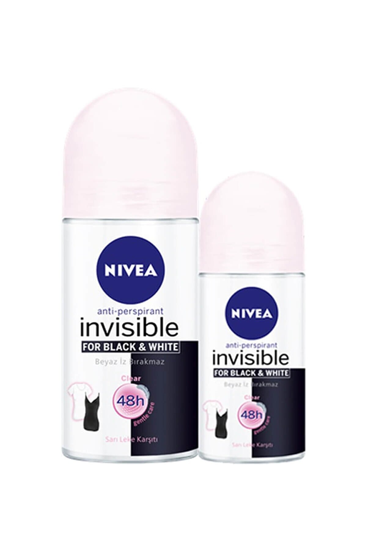 NIVEA Roll-on Kadın Invisible Pure Black&white 50ml