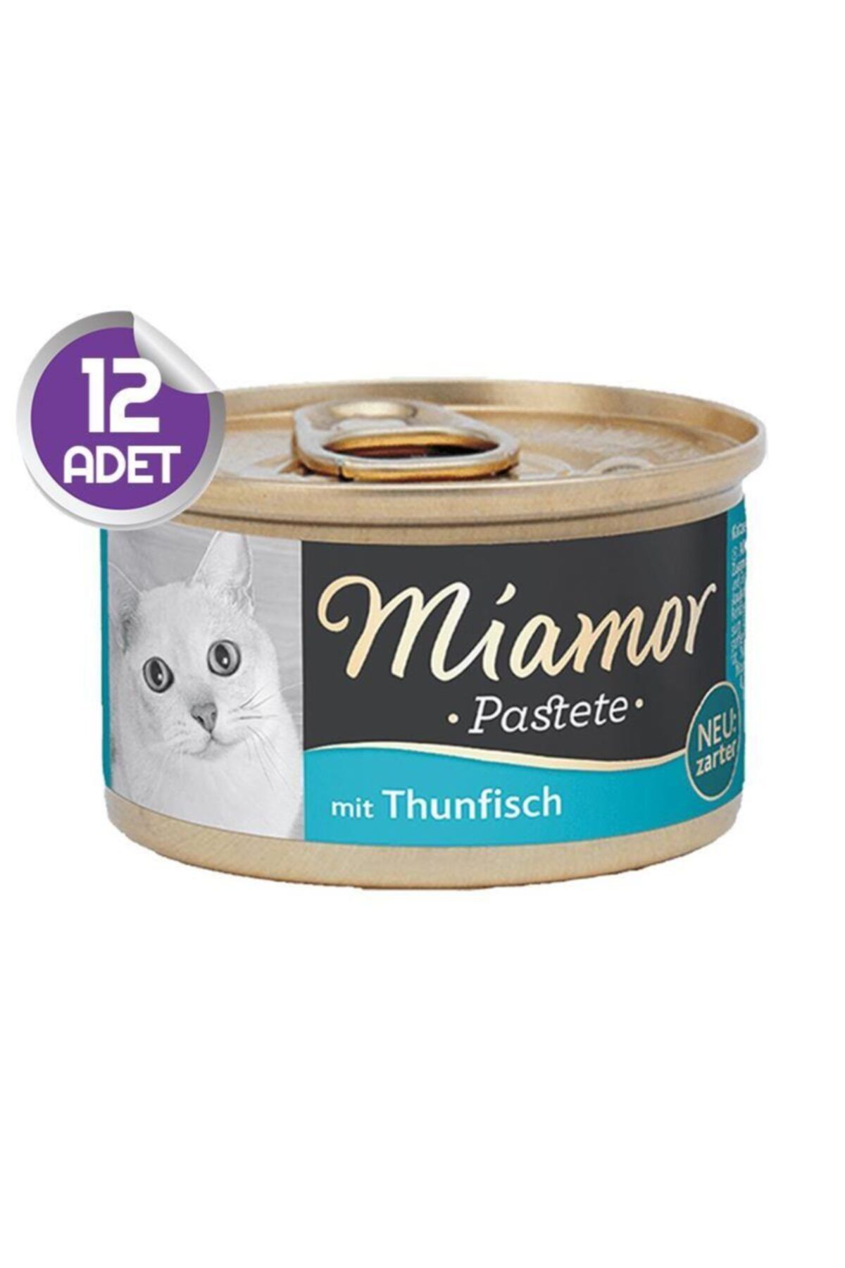 Miamor Pastate Ton Balıklı Kedi Konservesi 85gr X12