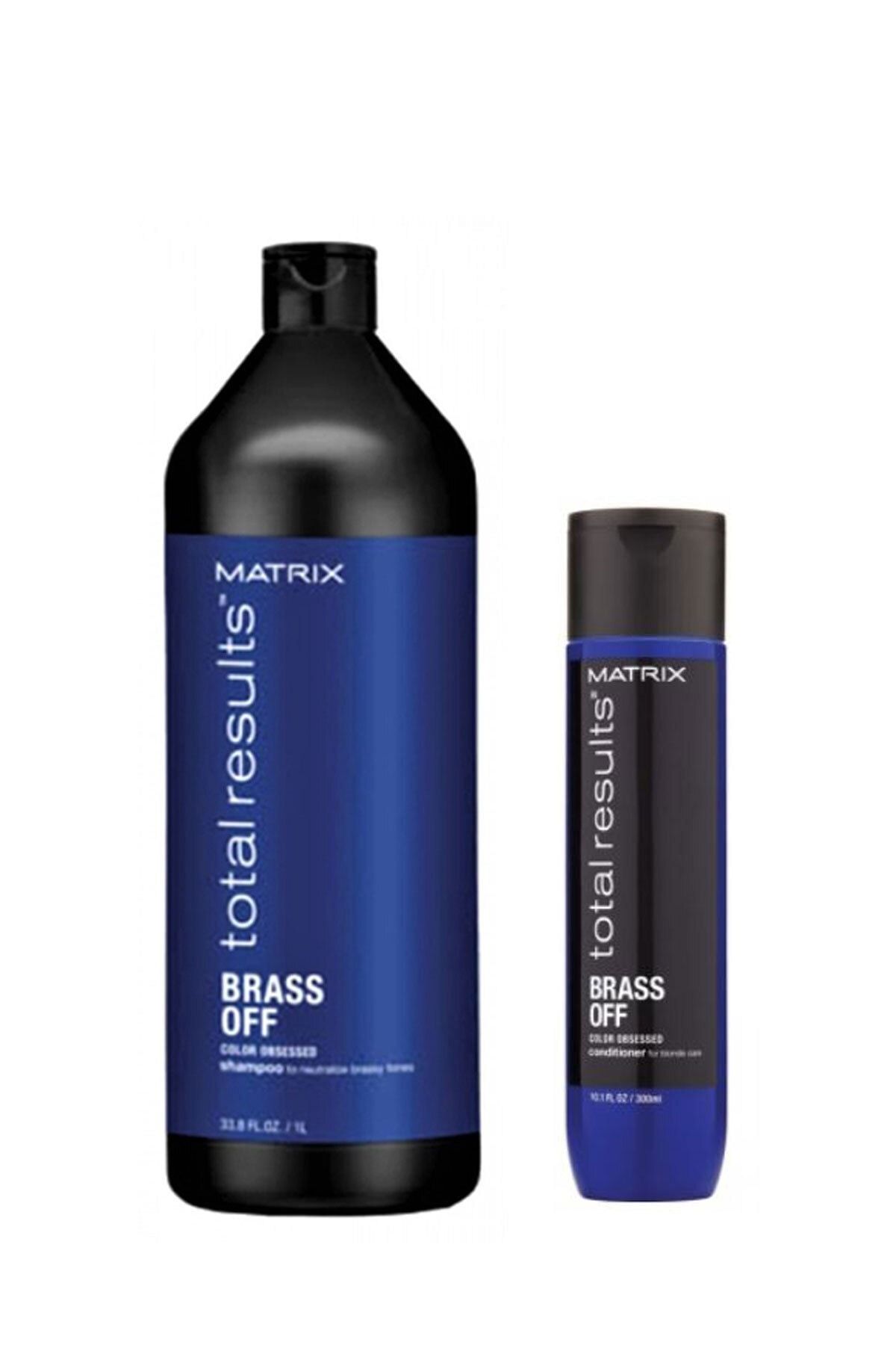 Matrix Matrıx Brass Off Color Obsessed - Sarı Saçlar Için Yansıma Karşıtı Şampuan 1000 Ml + Krem 300 Ml