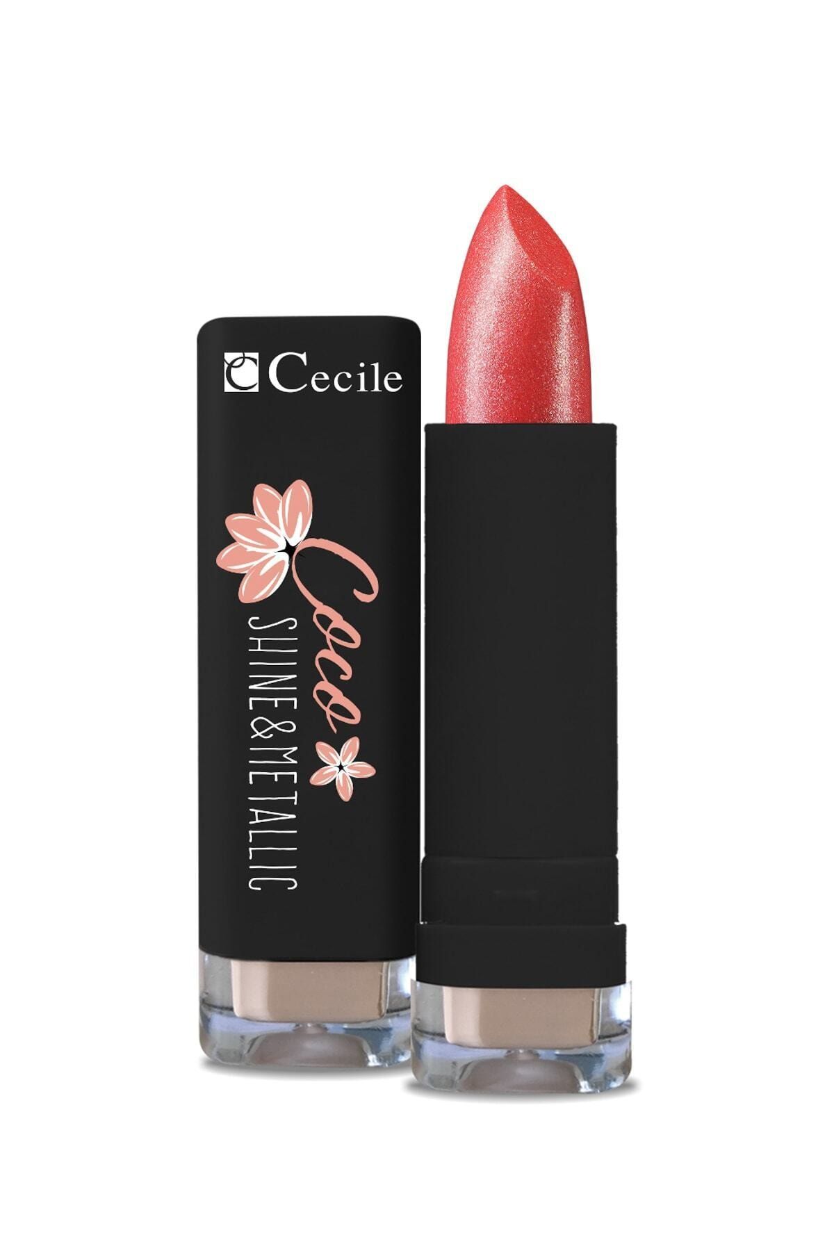 Cecile Ruj - Coco Shine Metallic Lipstick 05 8698438101127