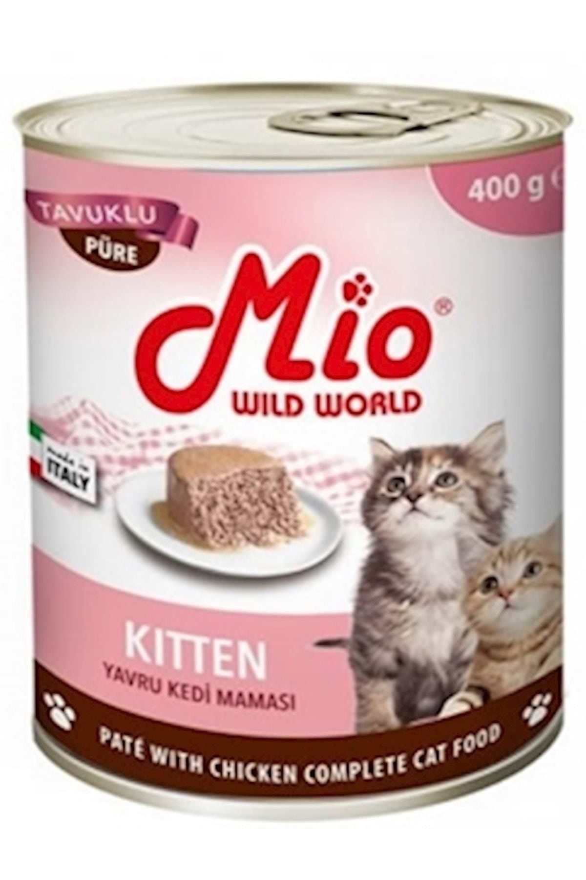 Mio Kitten Püre Tavuklu Kedi Konservesi 400 gr
