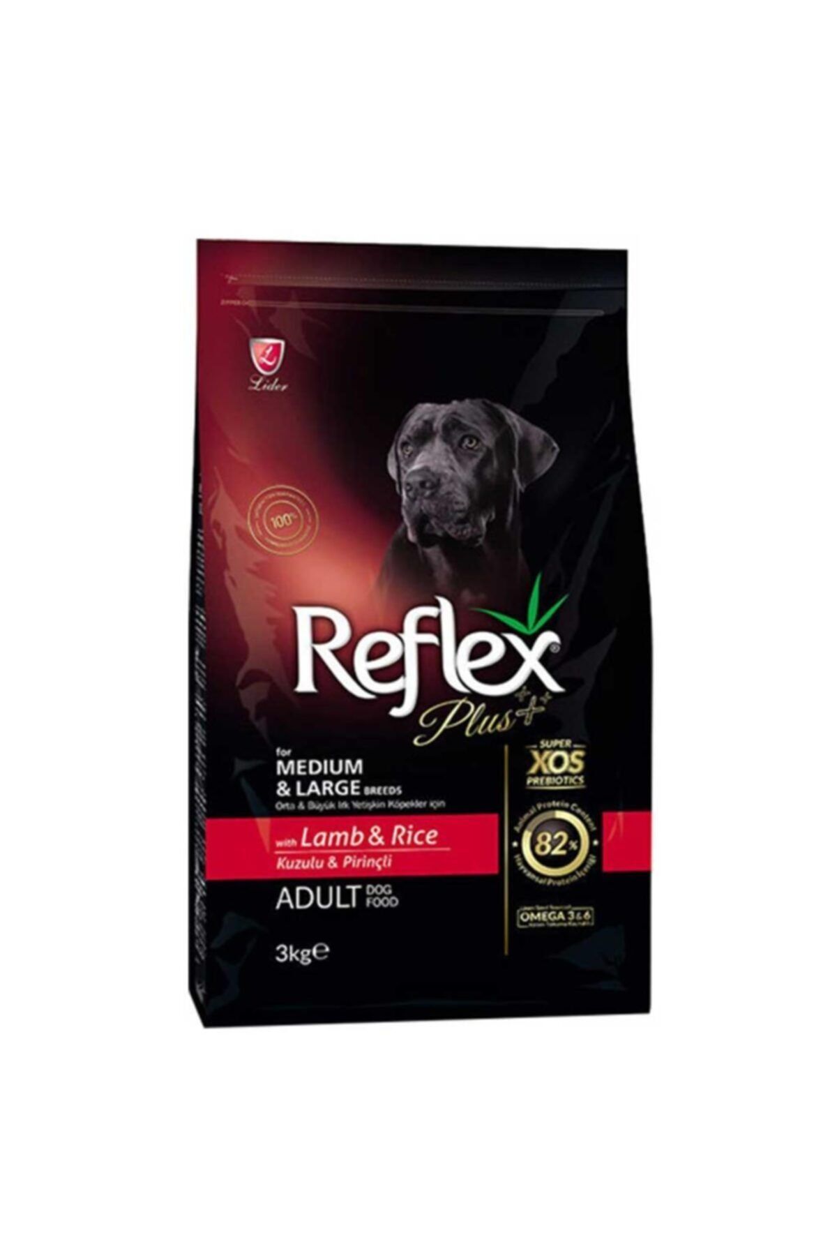 Reflex Adult Kuzu Etli Büyük Irk Yetişkin Köpek Maması 3 kg