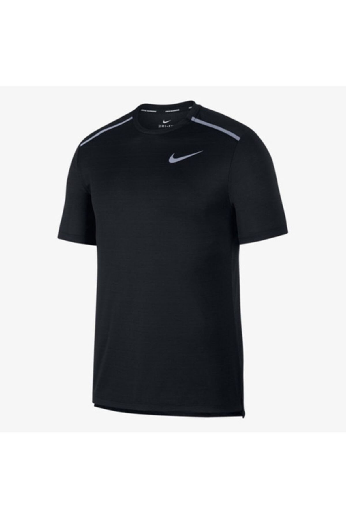 Nike Erkek Tişört Siyah Dri-fit Black Dry Miler Running Cu0326-010