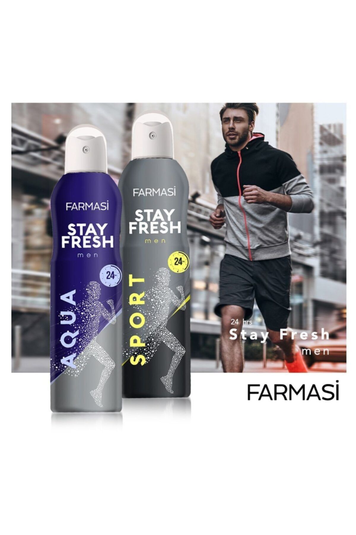 Farmasi Stay Fresh Sport Erkek - Aqua Erkek Deodorant 150ml