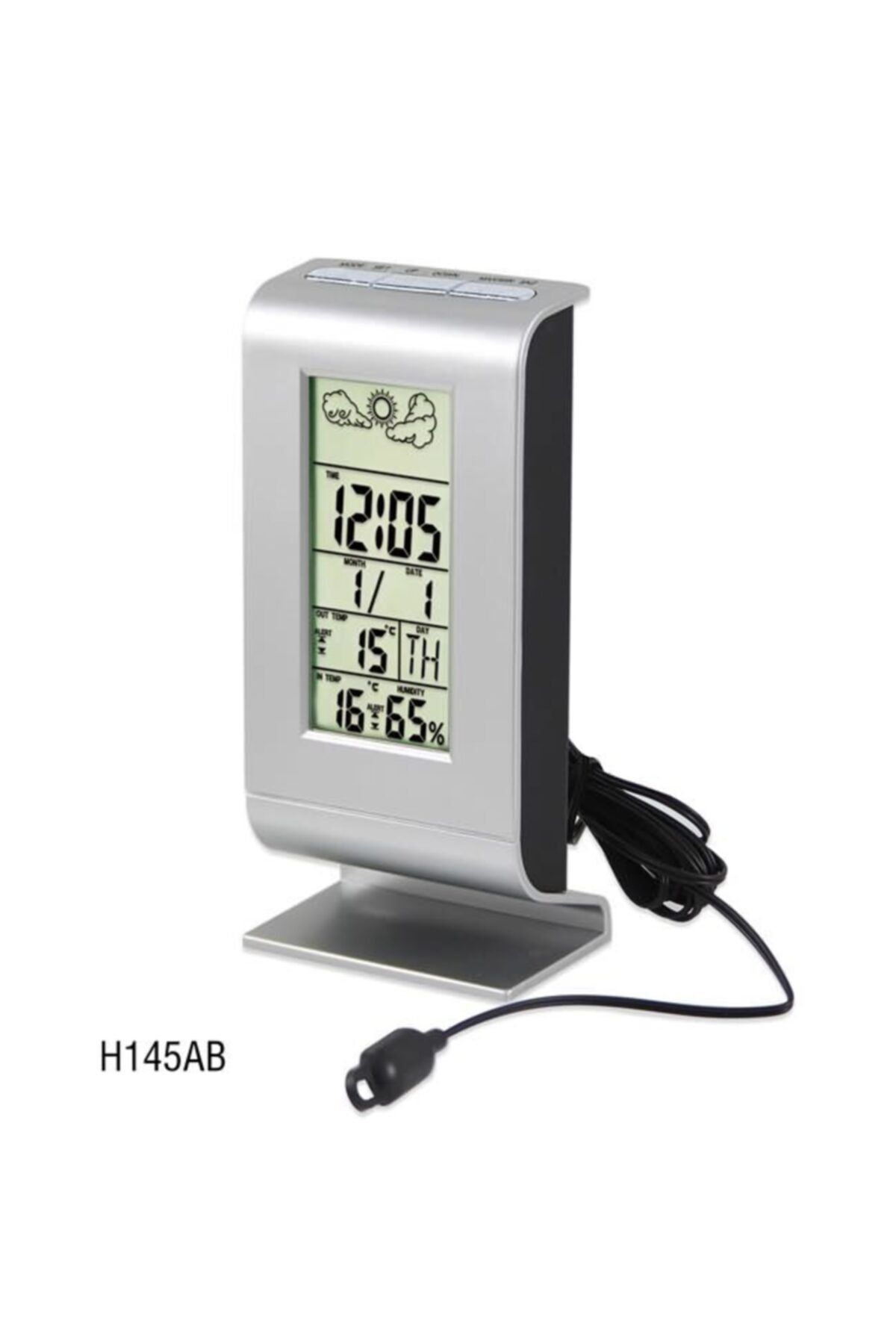 Genel Markalar Tt-technic H145ab Termometre Nem Ölçer Saat Alarm