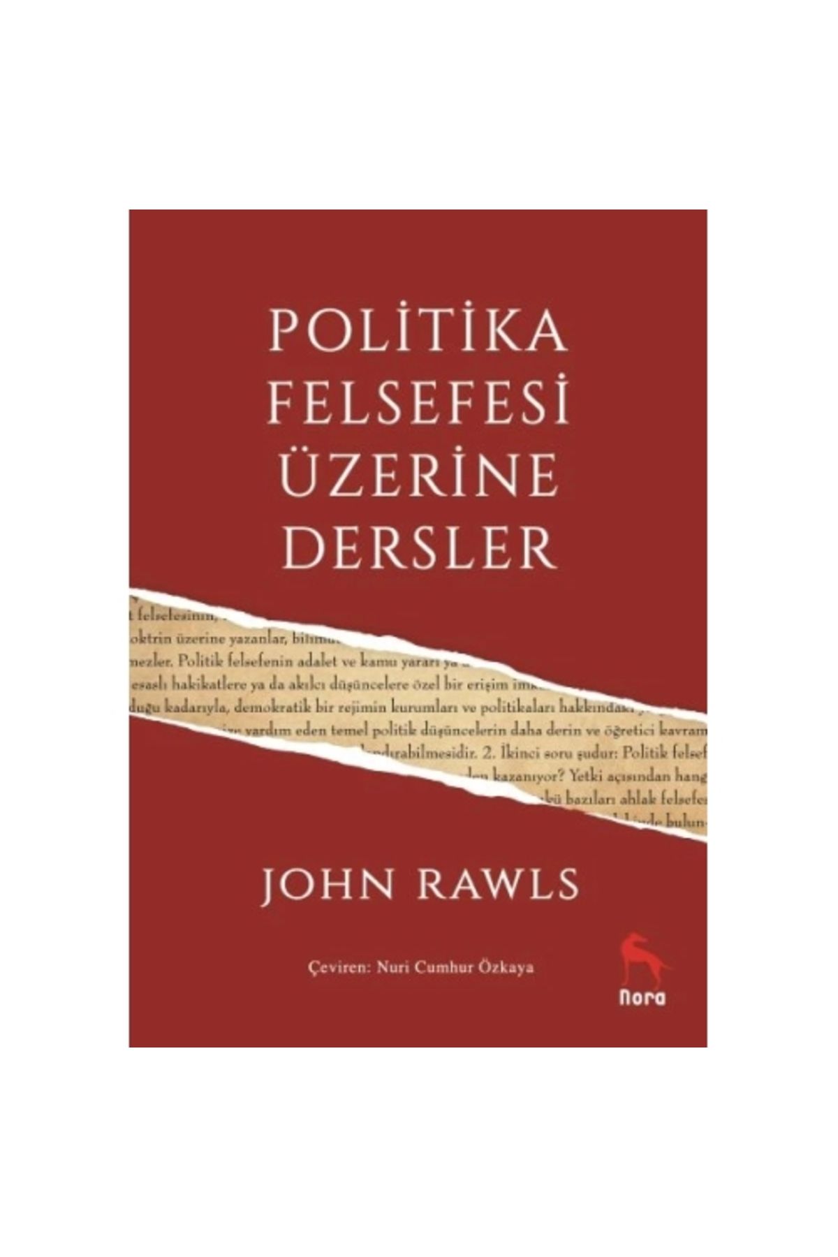 Nora Kitap Politika Felsefesi Üzerine Dersler