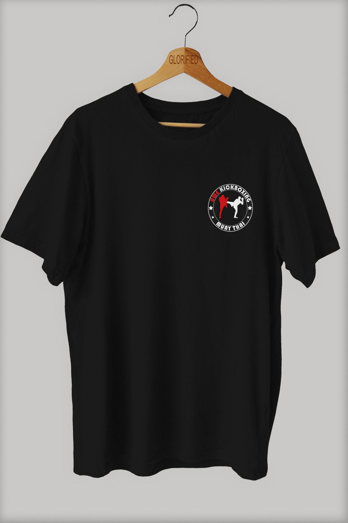 CB MAN COLLECTİON Kick Boxing Baskılı Oversize T-shirt ( Tişört ) %100 Cotton