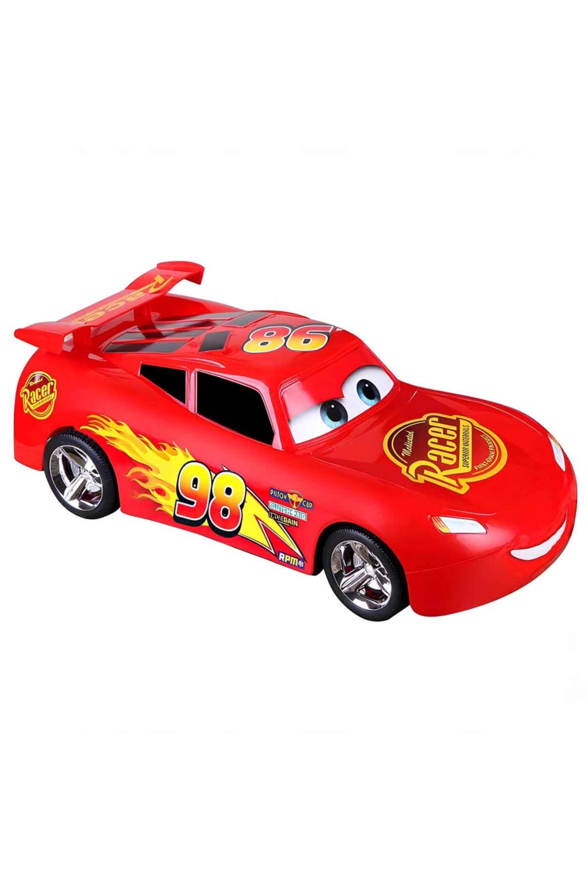 Genel Markalar Sürtmeli Şimşek McQueen Arabalar - Süper Yarış Arabam 1:16 Ölçekli