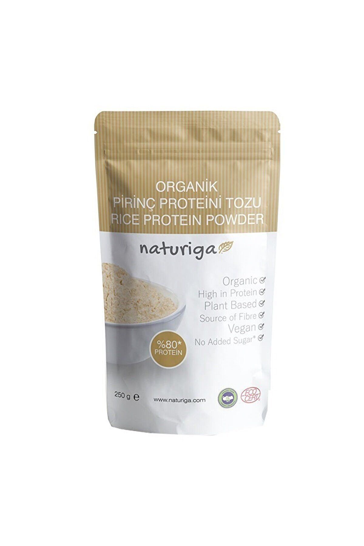 Naturiga Organik Pirinç Proteini Tozu 250 gr