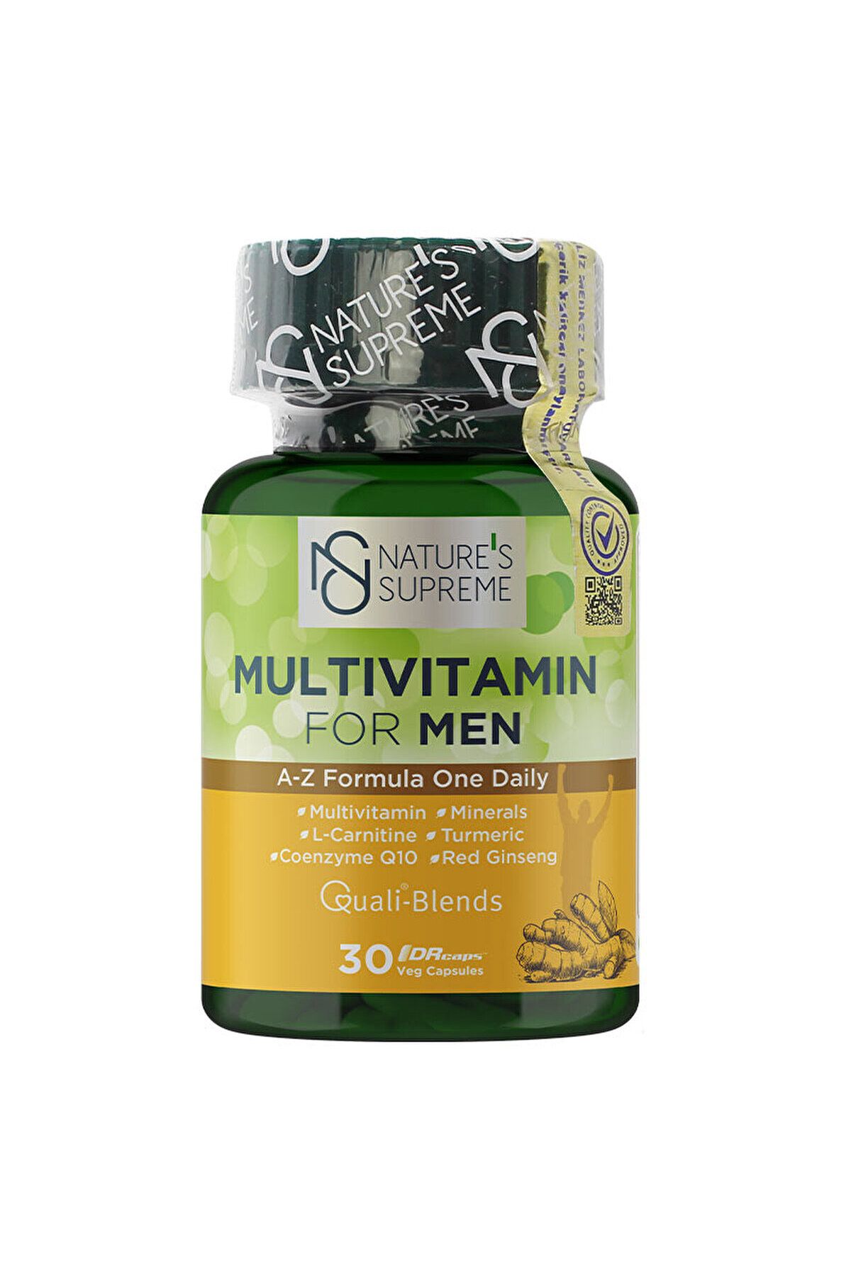 Natures Supreme Multivitamin For Men 30 Kapsül 8681763380053