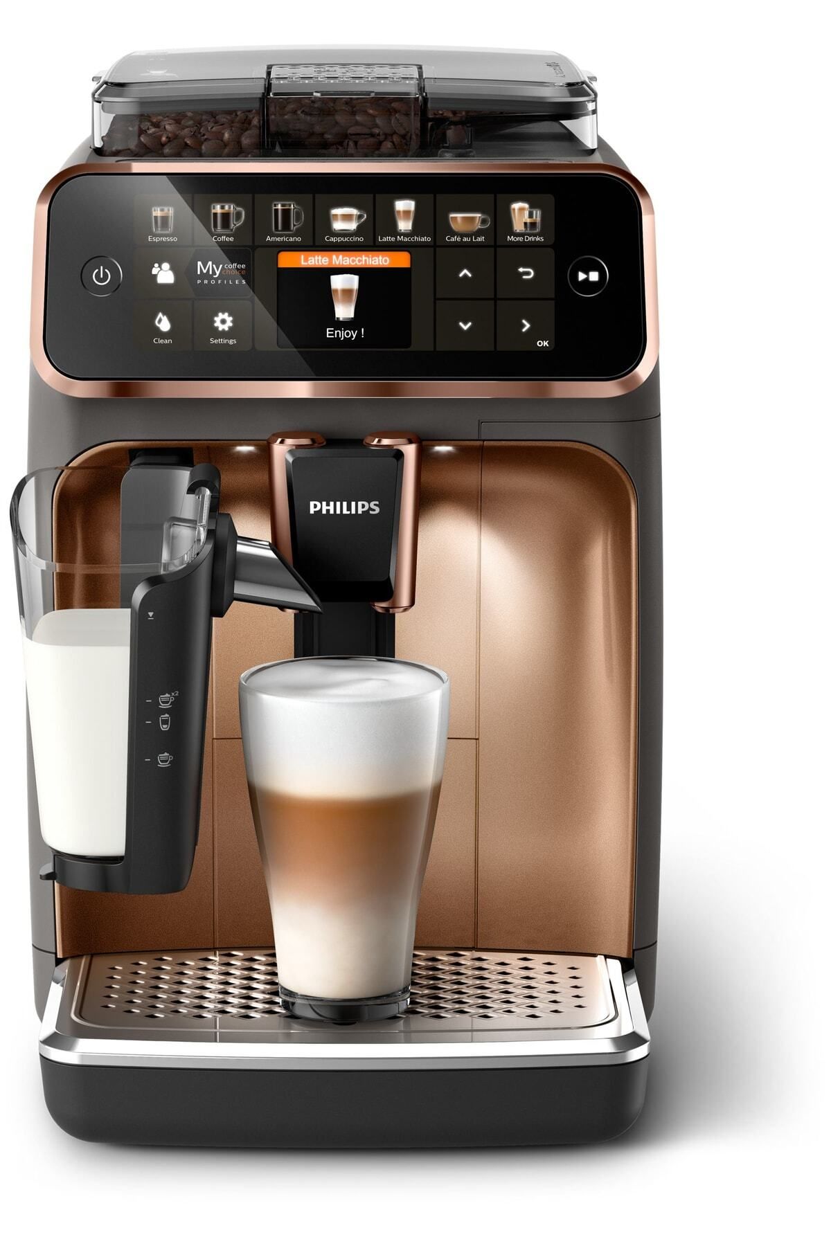 Philips Espresso & Cappuccino Makinesi Ep5144/70 Tam Otomatik Kahve Ve Espresso Makinesi (siyah) 6620seri