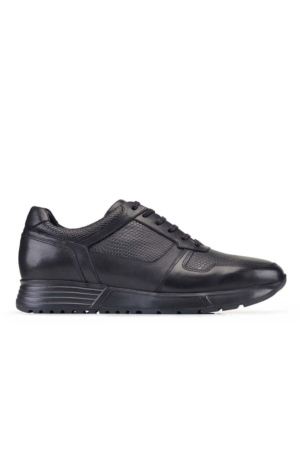 Nevzat Onay Siyah Bağcıklı Sneaker Erkek Ayakkabı -29481-