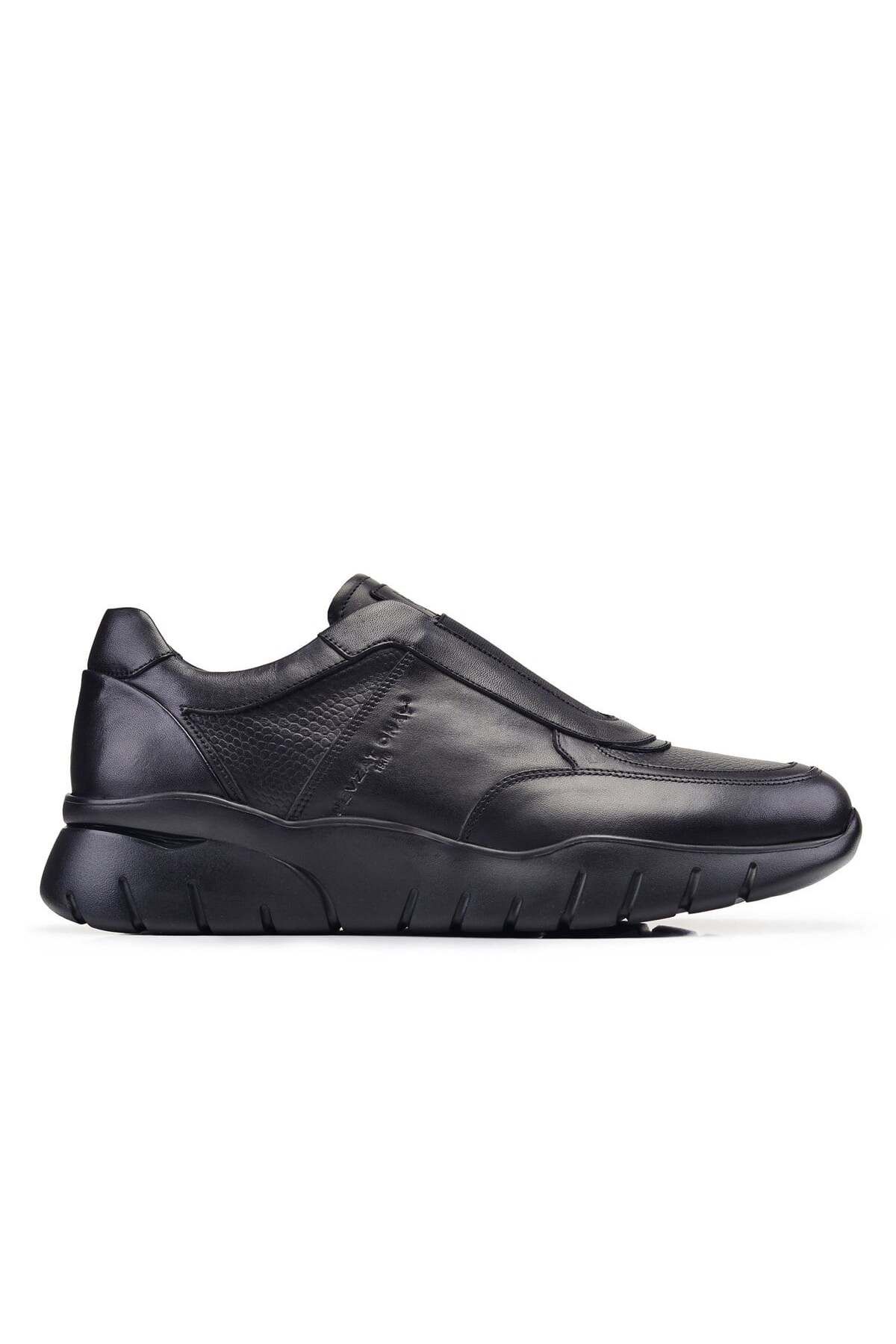 Nevzat Onay Siyah Sneaker Erkek Ayakkabı -12553-