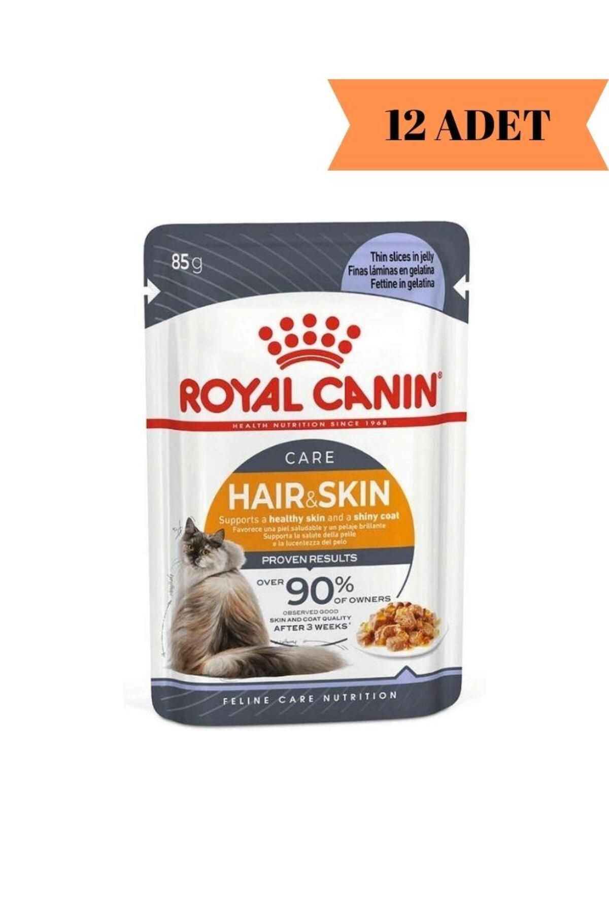 Royal Canin ® Hair & Skin Care Yetişkin Kedi Yaş Maması 85 gr *12