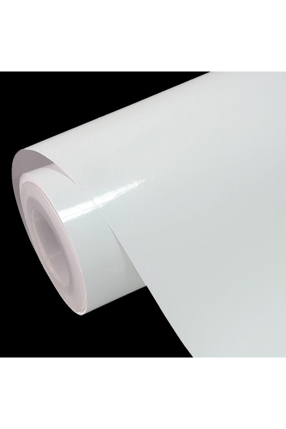 NewVario Parlak Beyaz Folyo - Dolap Kaplama Folyosu 60 Cm X 6 Metre