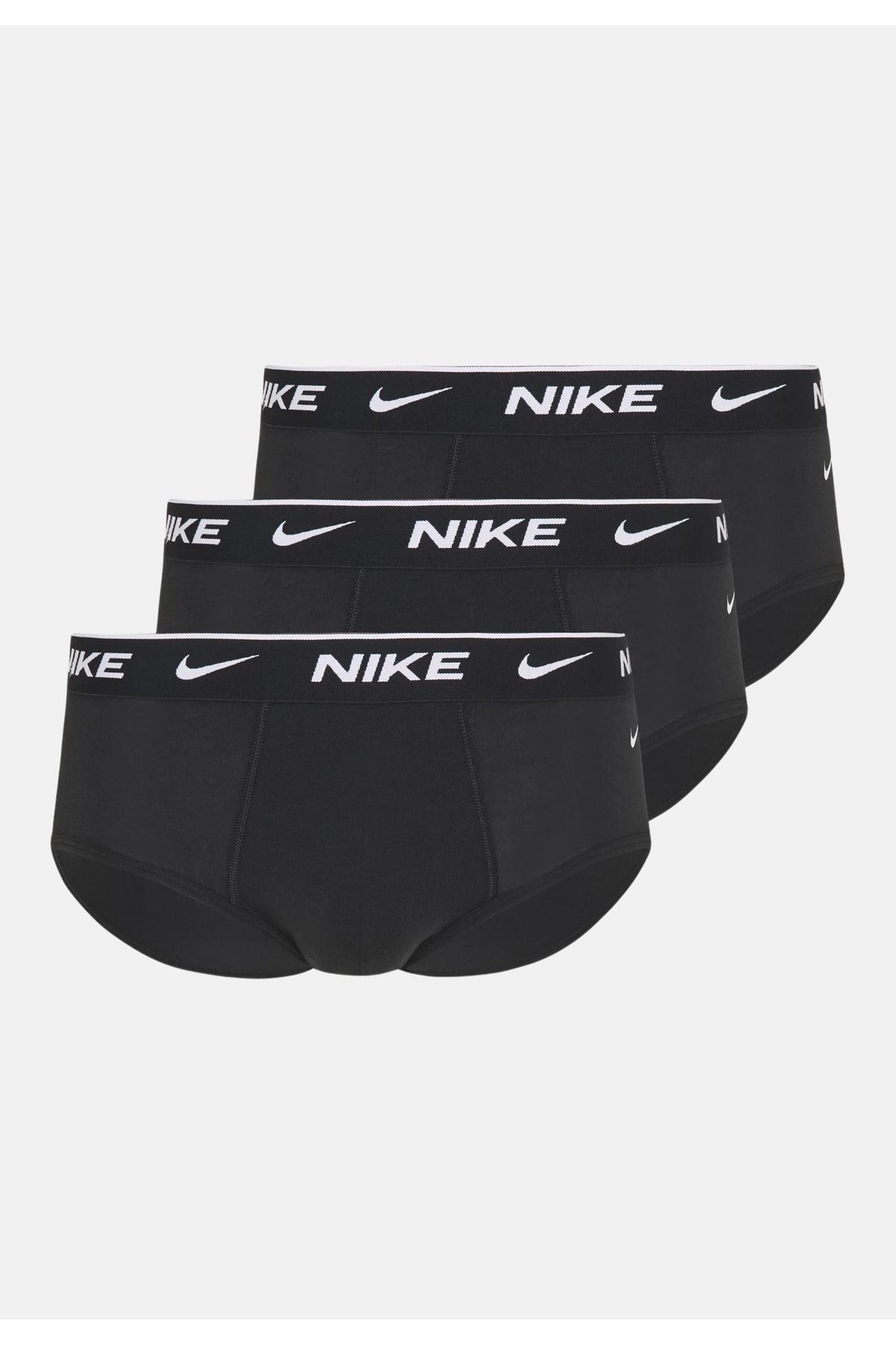 Nike Erkek Marka Logolu Elastik Bantlı Yumuşak Pamuklu Gündelik Kullanıma Uygun Siyah Boxer 0000ke1006-ub