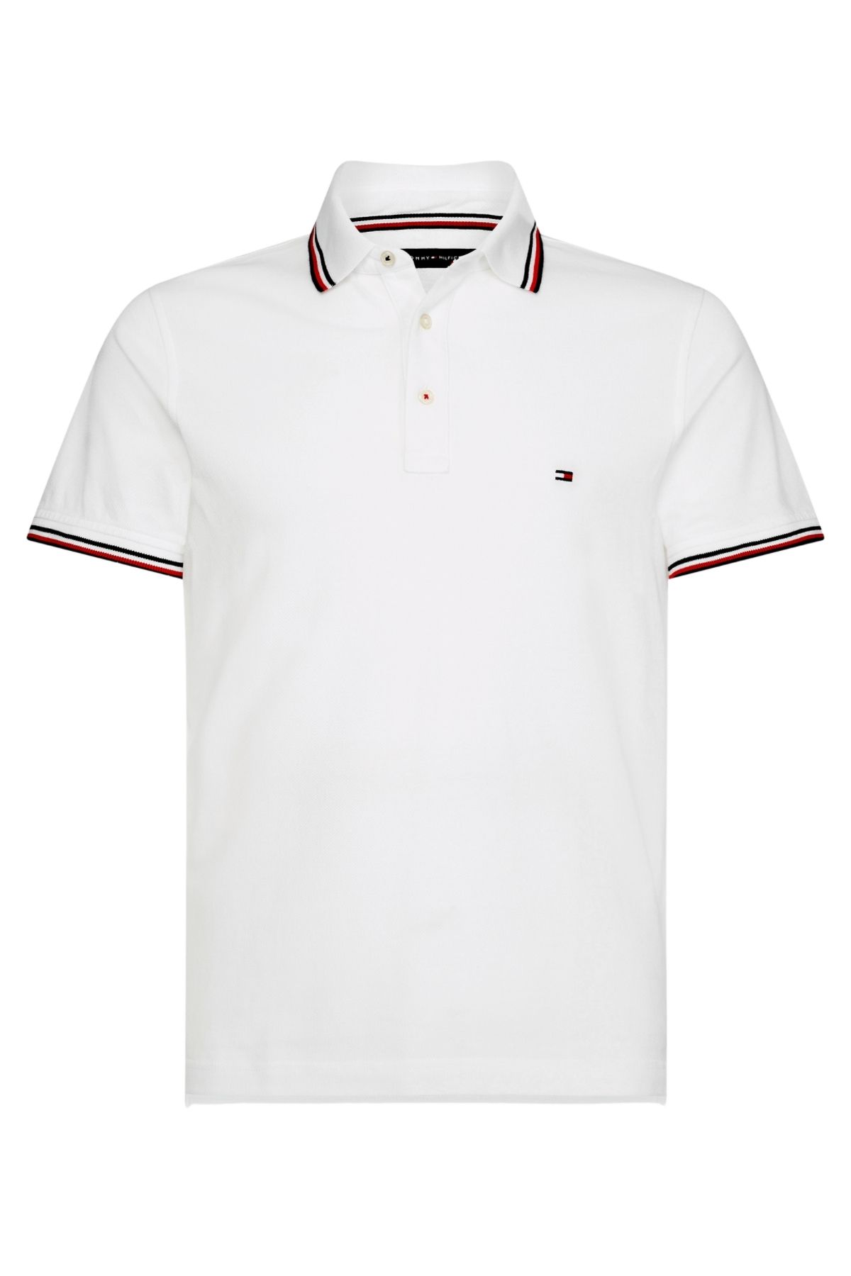 Tommy Hilfiger Erkek Beyaz T-shirt Mw0mw13080ybr-beyaz
