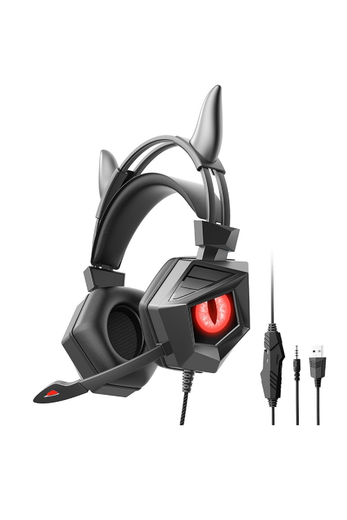 UAT Products Ejderha Gözlü HD Oyuncu Kulaklığı Mikrofonlu Gamer Headset Kulaklık
