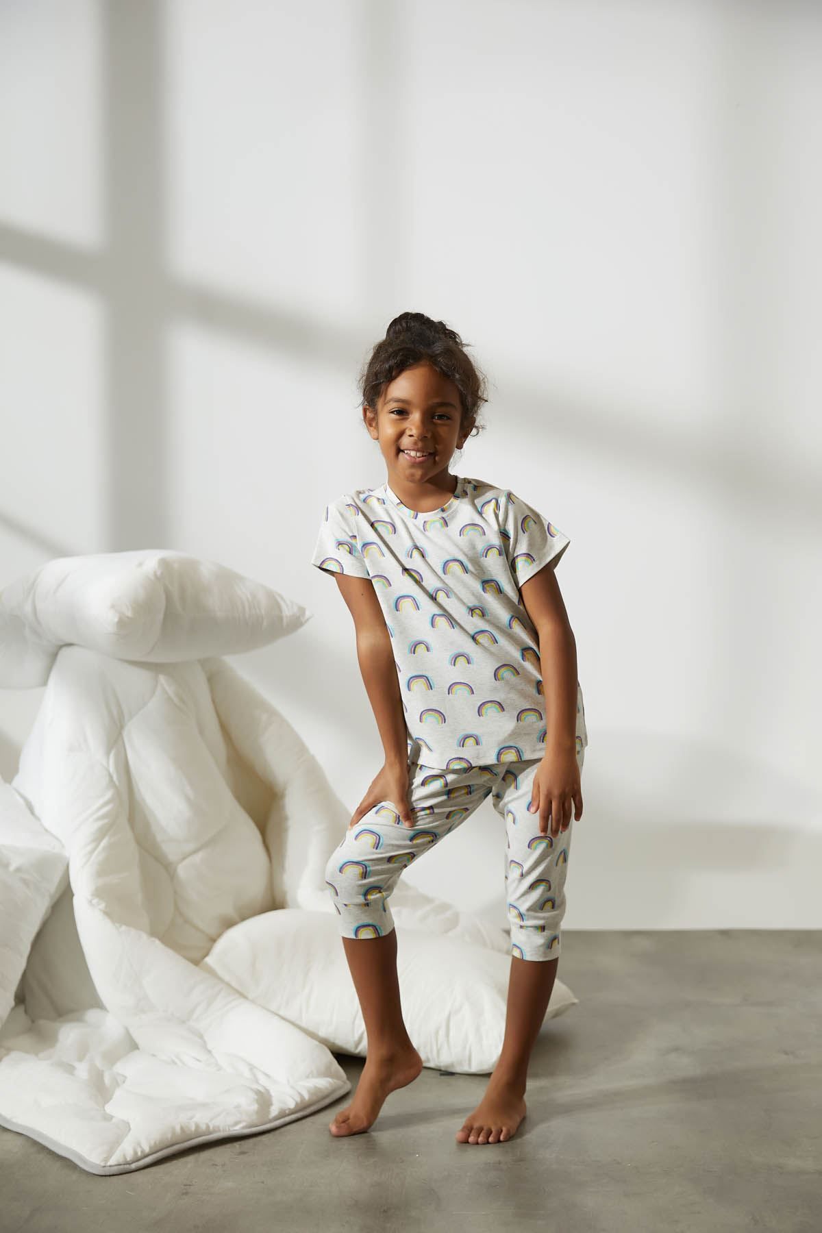 Hays Kız Çocuk Kapri Pijama Takımı