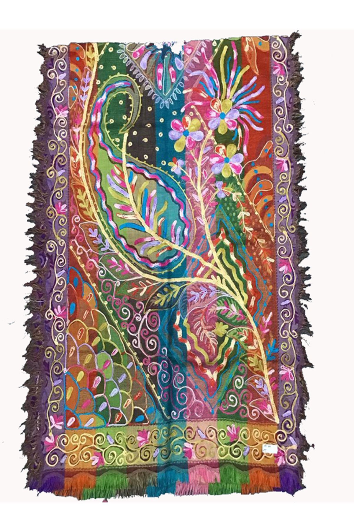 fiore fashion çiçek şal Cashmere boiled wool shawl knitted şal embroidered scarf cashmere shawl-flower