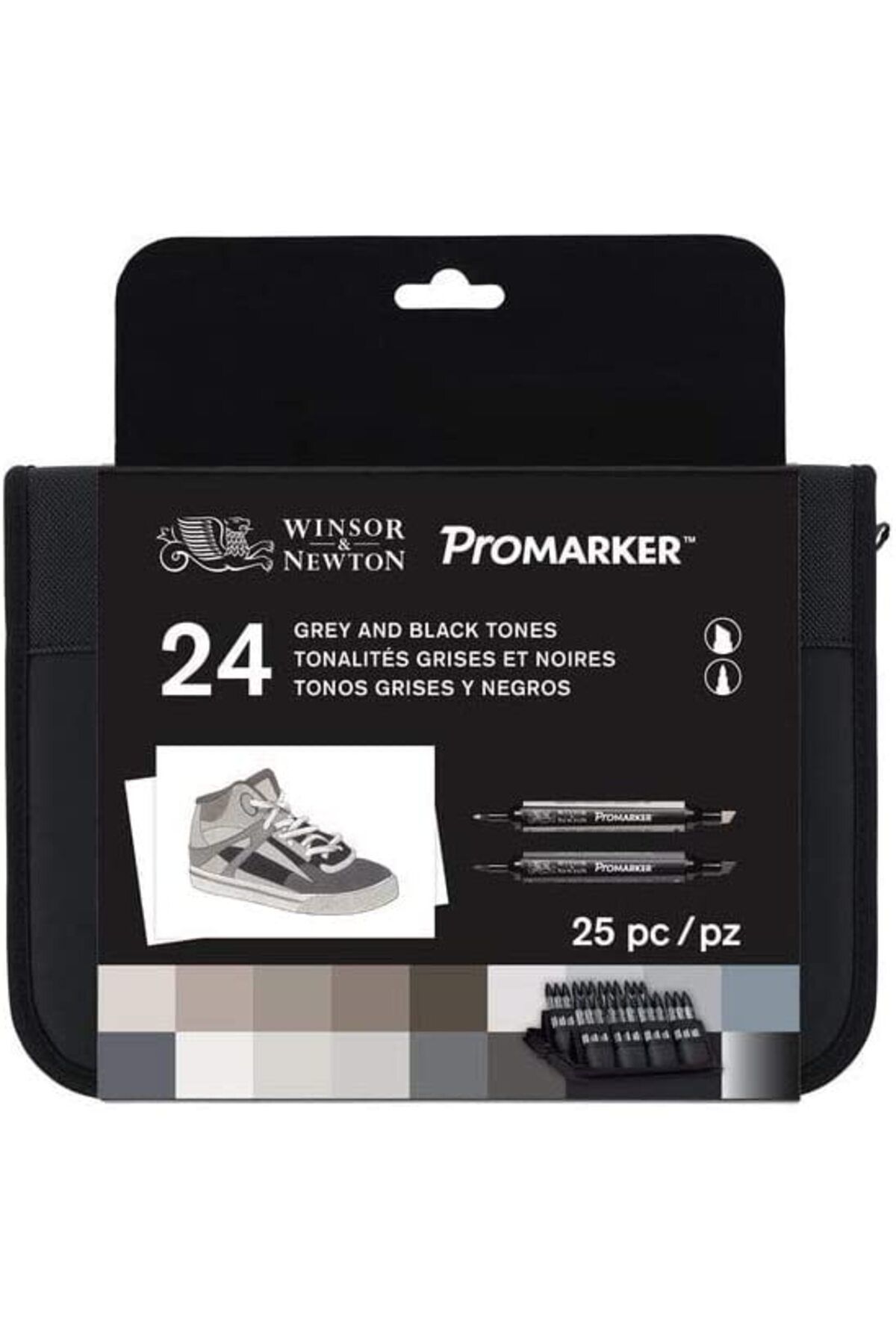 Winsor Newton Promarker 24'lü Set - Grey Tones