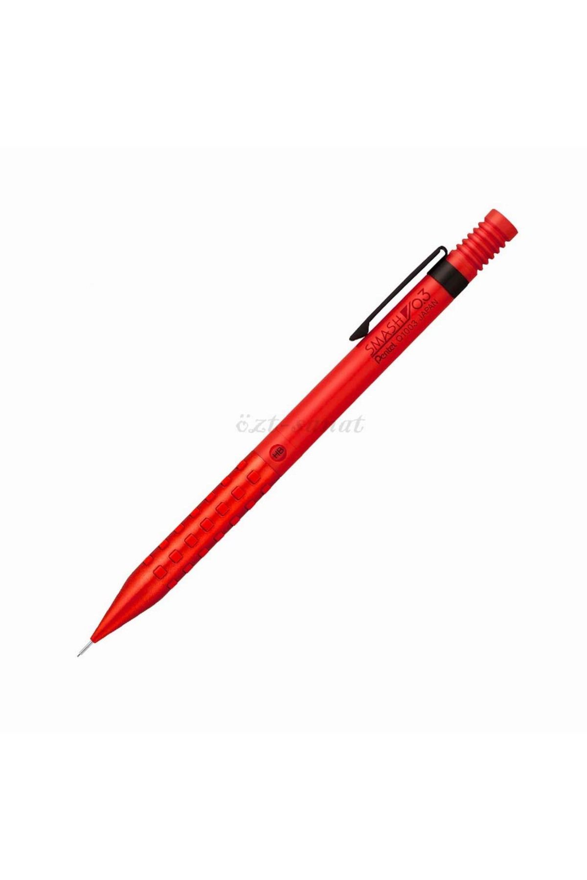 Pentel Smash Q1003 2021 Özel Seri 0.3 Mm Mekanik Kurşun Kalem Kırmızı