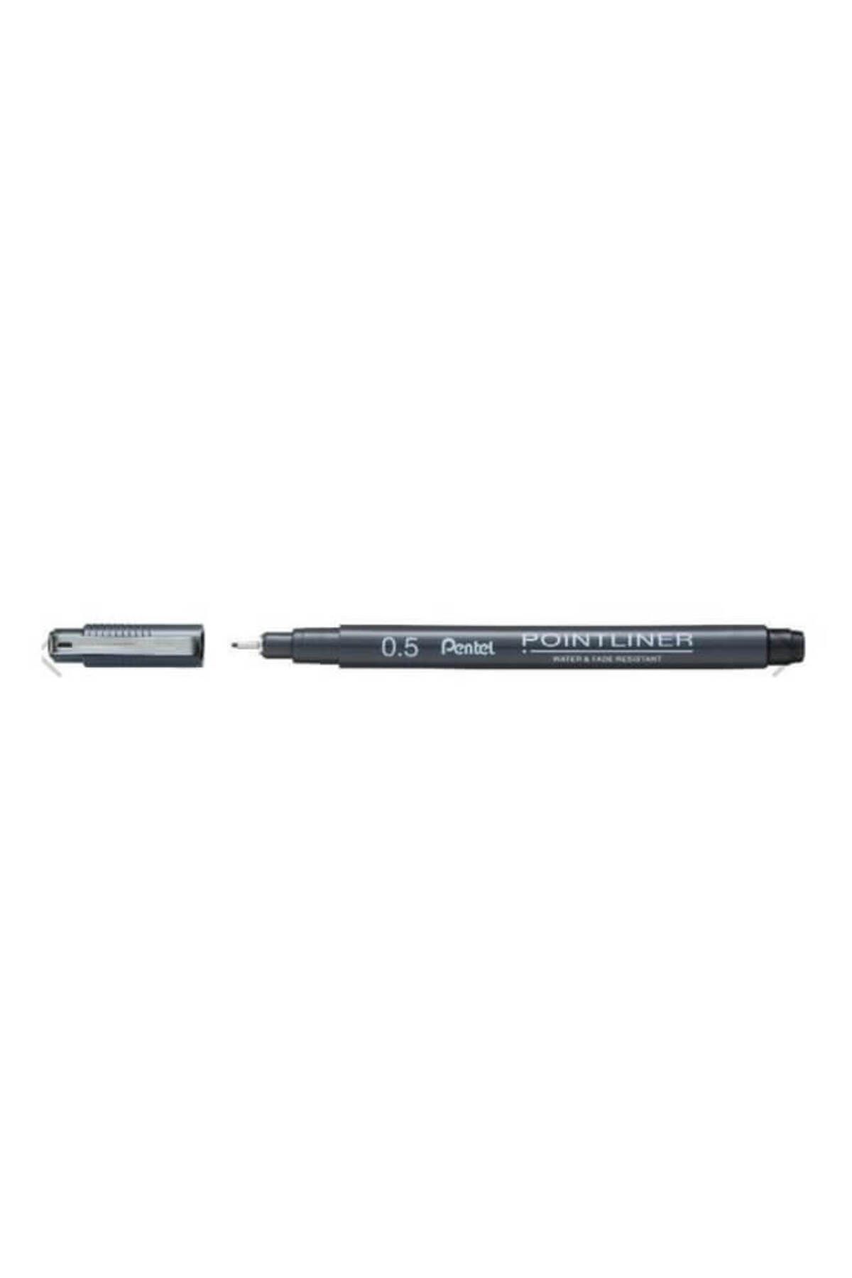 Pentel Pointliner Fiber Uçlu Teknik Çizim Kalemi 0.5mm