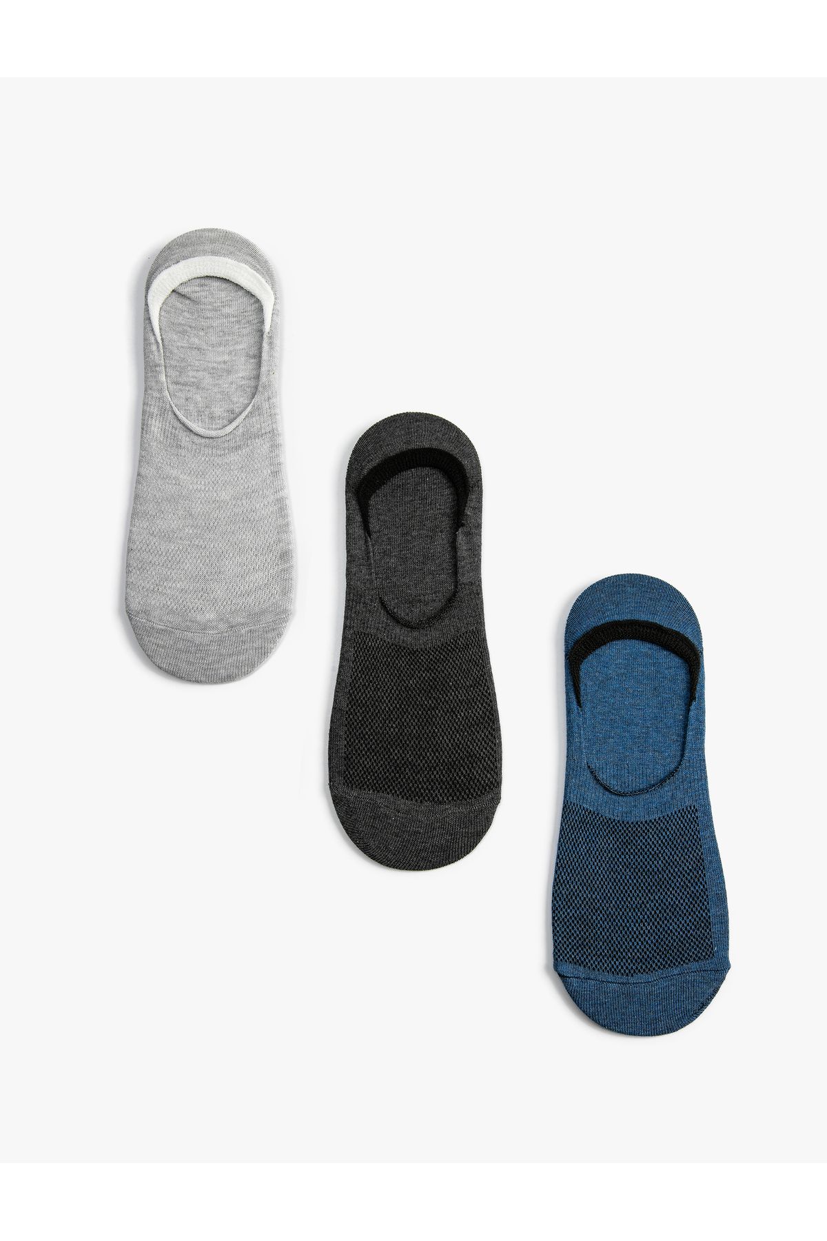 Koton 3'lü Sneaker Çorap Seti Çok Renkli