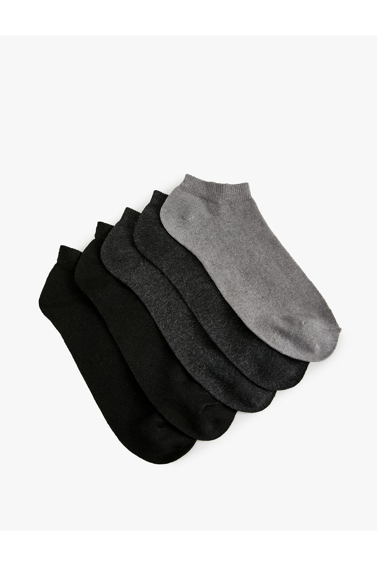 Koton Basic 5'li Patik Çorap Seti Çok Renkli