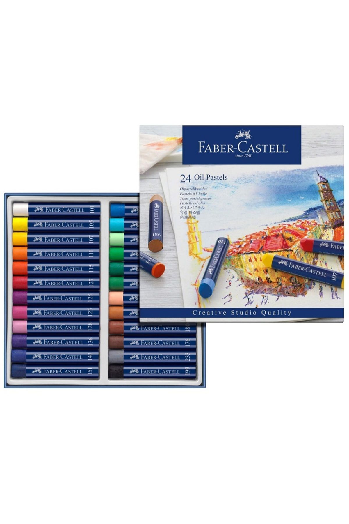 Faber Castell Faber Creatıve Studıo 24 Renk Yağlı Pastel Boya 127024