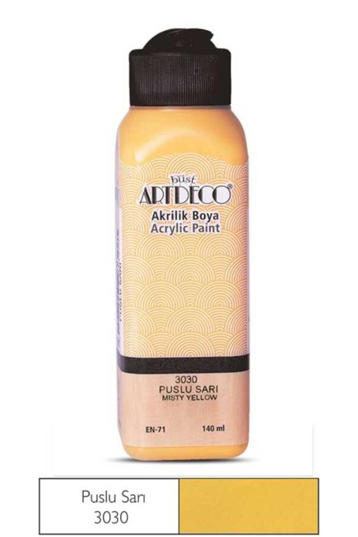 Artdeco Akrilik Boya 140 ml Puslu Sarı 3030
