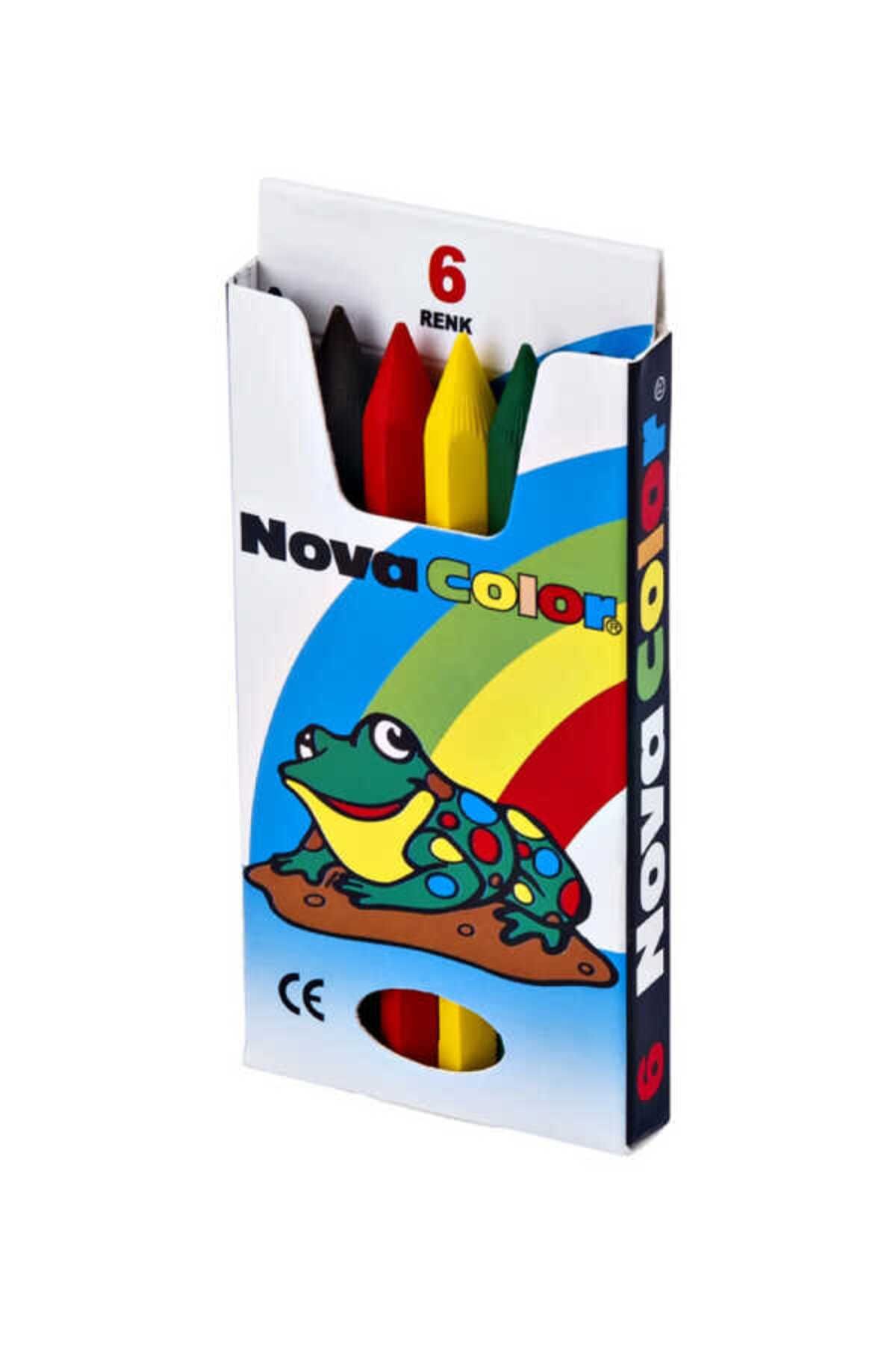 Nova Color Nc-1106 6 Renk Kısa Mum Boya