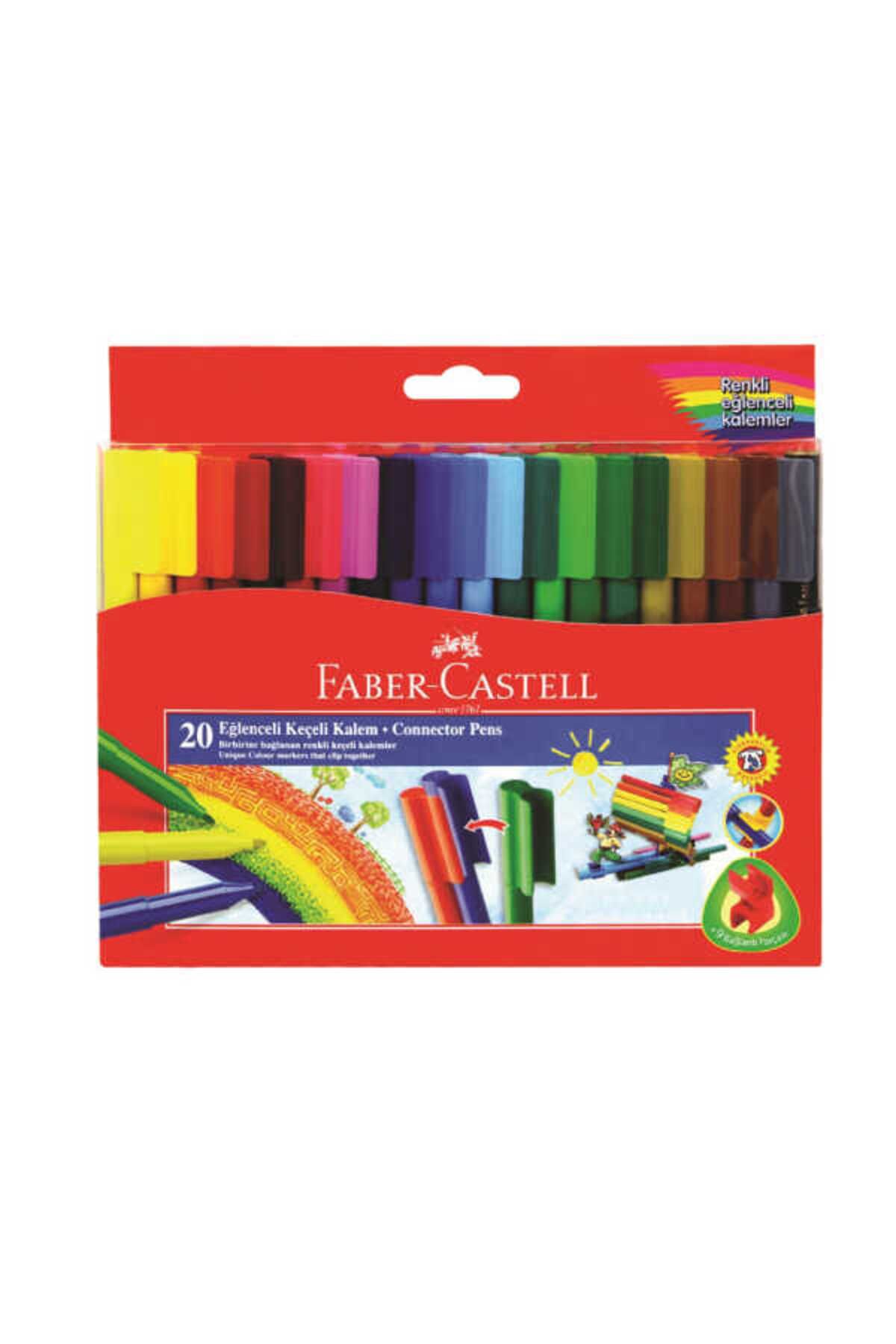 Faber Castell Eğlenceli Keçeli Kalem 20li Poşet