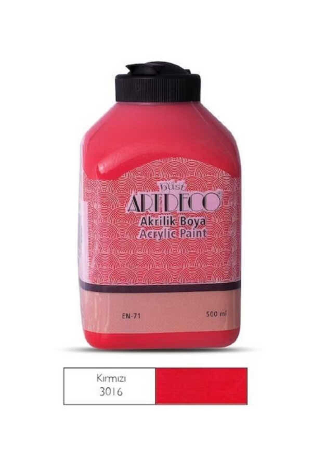 Artdeco Kırmızı Akrilik Boya 500 ml