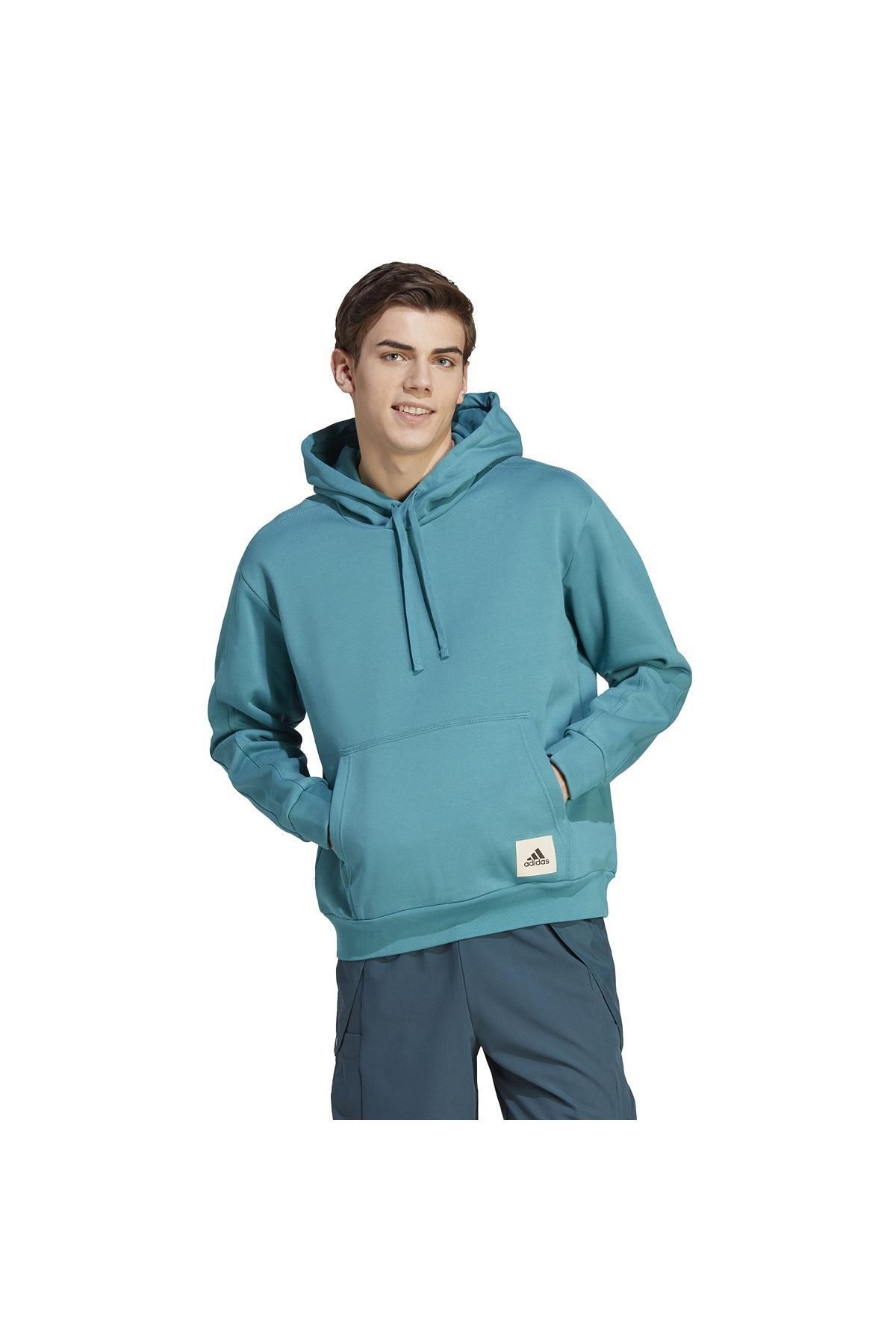 adidas Lounge Erkek Mavi Sweatshirt (IM0479)