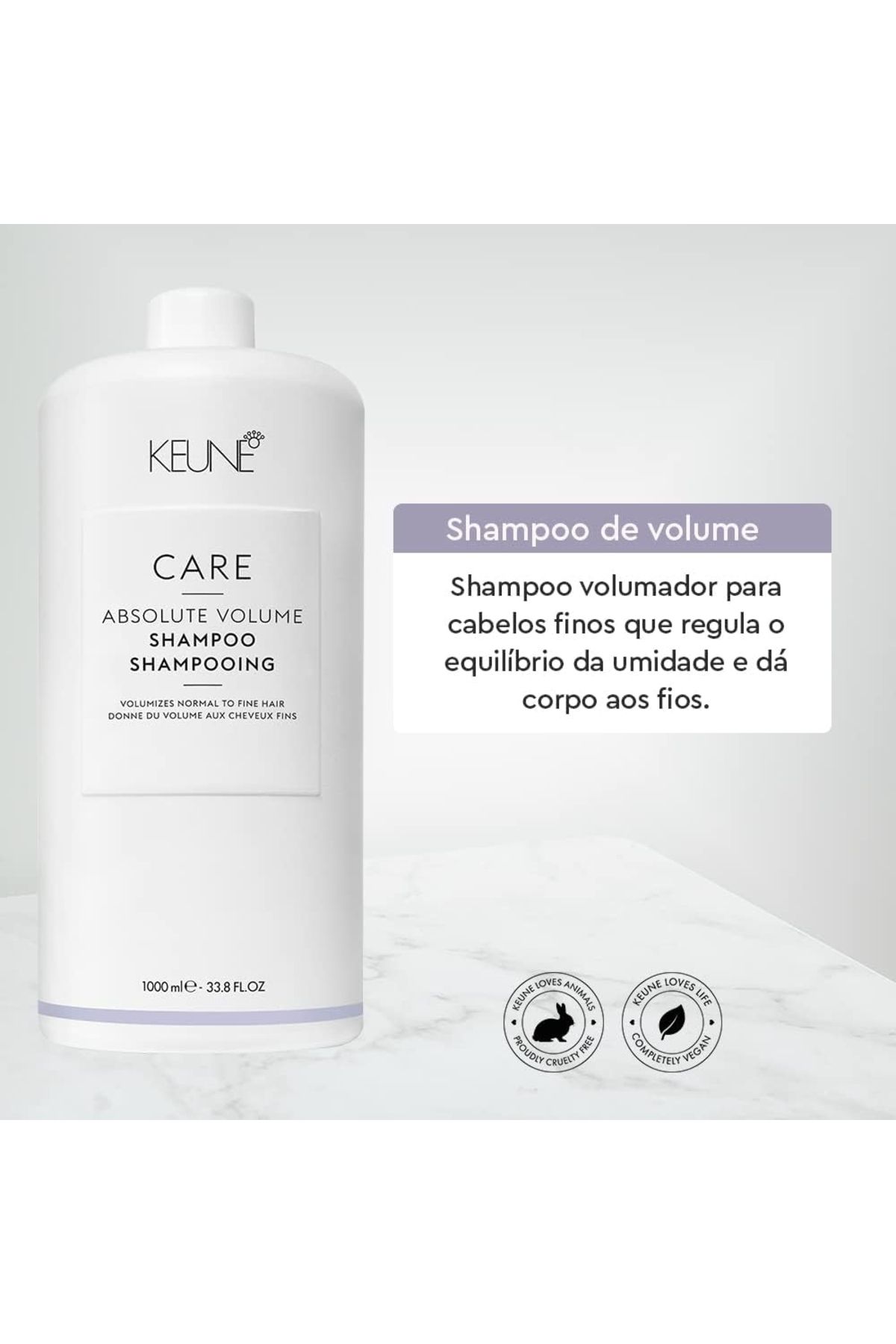 Keune Absolute Volume Shampoo-Saçı Dolgunlaştırıp Hacimlendiren ŞAMPUAN 1000 ML CYT97446131319741313