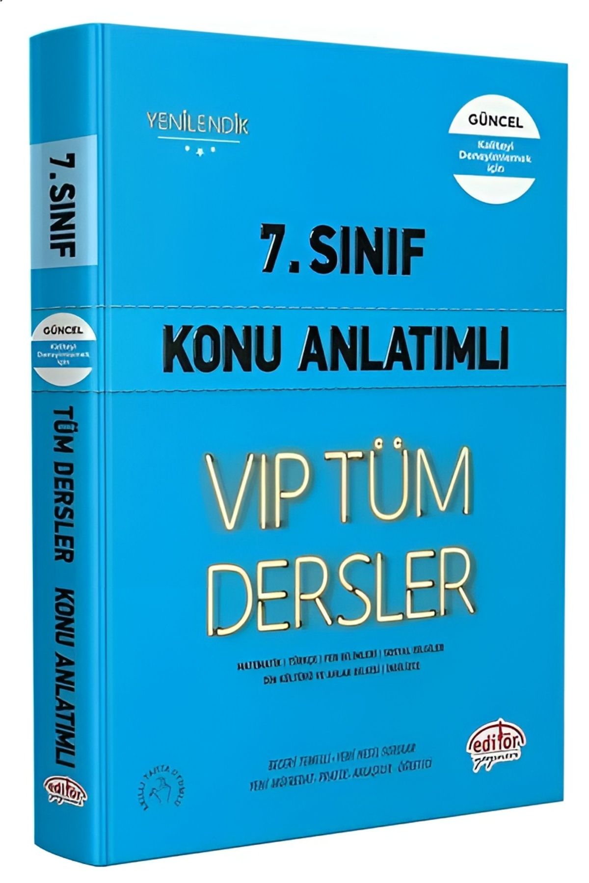 Editör Yayınevi 7. Sınıf VIP Tüm Dersler Konu Anlatımlı Mavi Kitap