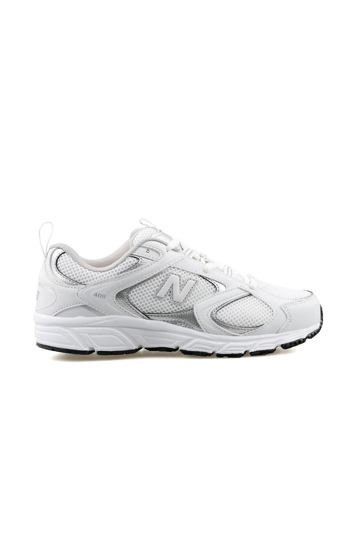 New Balance 408 Unisex White Silver Sneaker Spor Ayakkabı