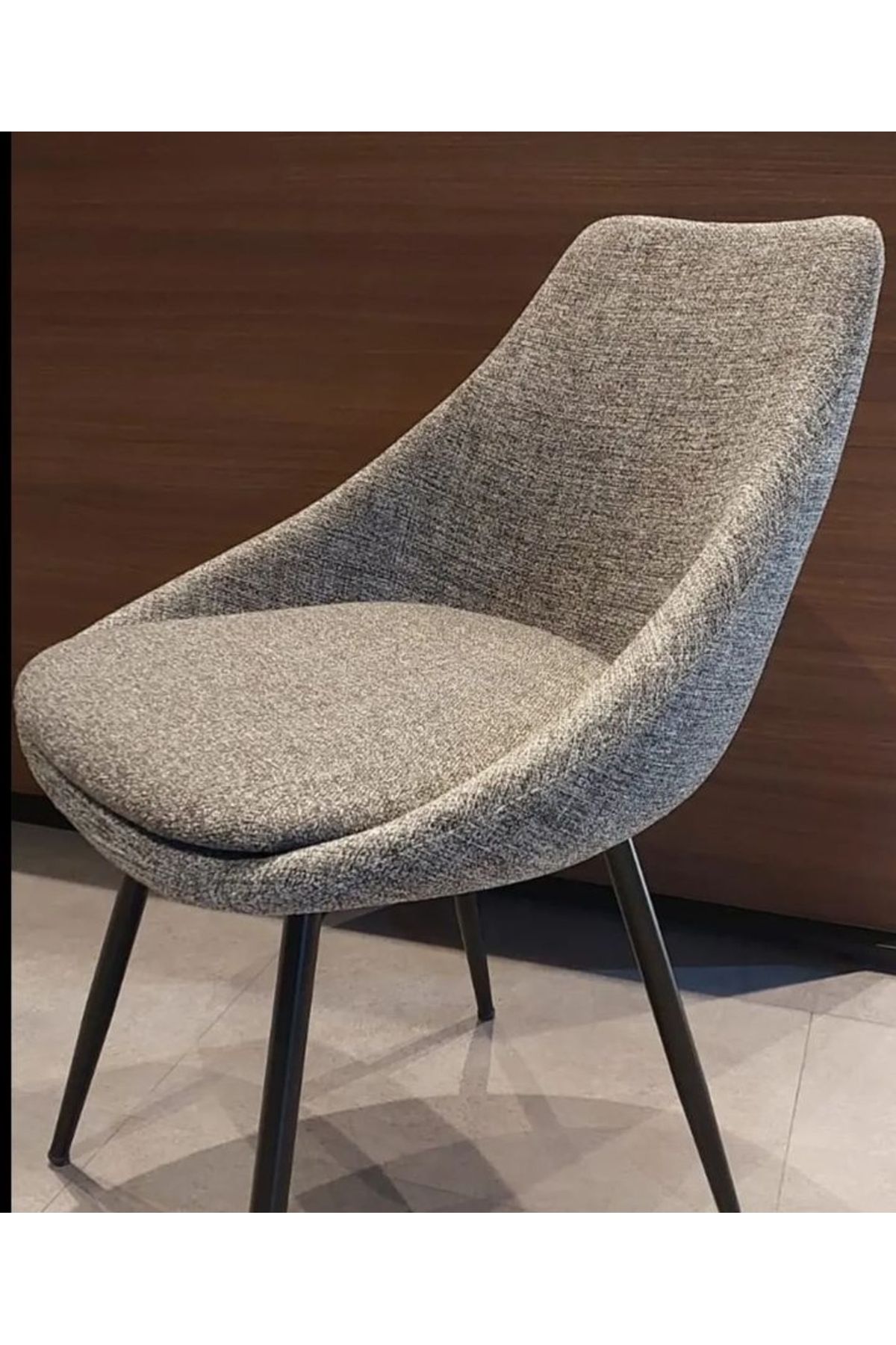 BARSPOL Bora mutfak sandalyesi keten kumaş yükseklik 47/40 yüksek kalite mutfak sandyesi