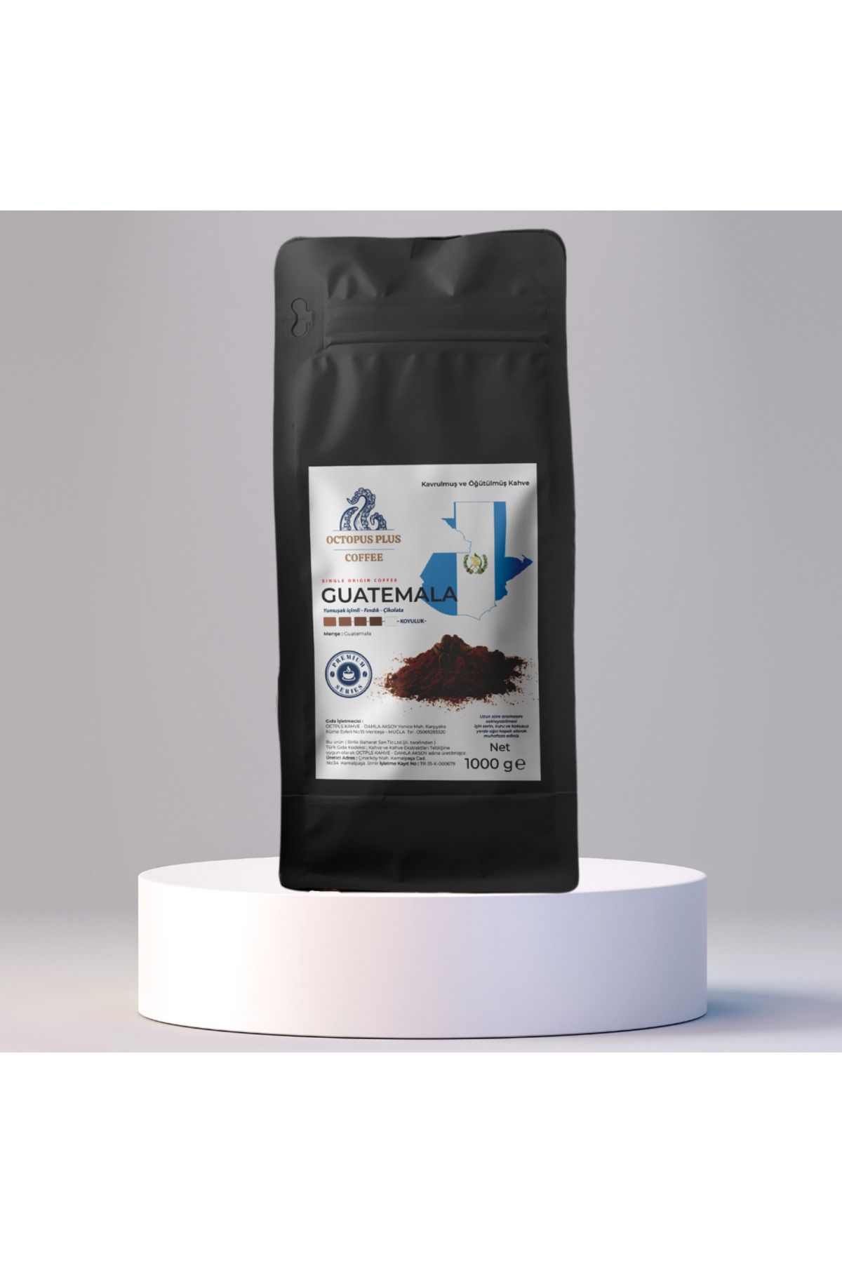 OCTPLSCOFFEE Filtre Kahve Guatemala Öğütülmüş Kahve 1000gr