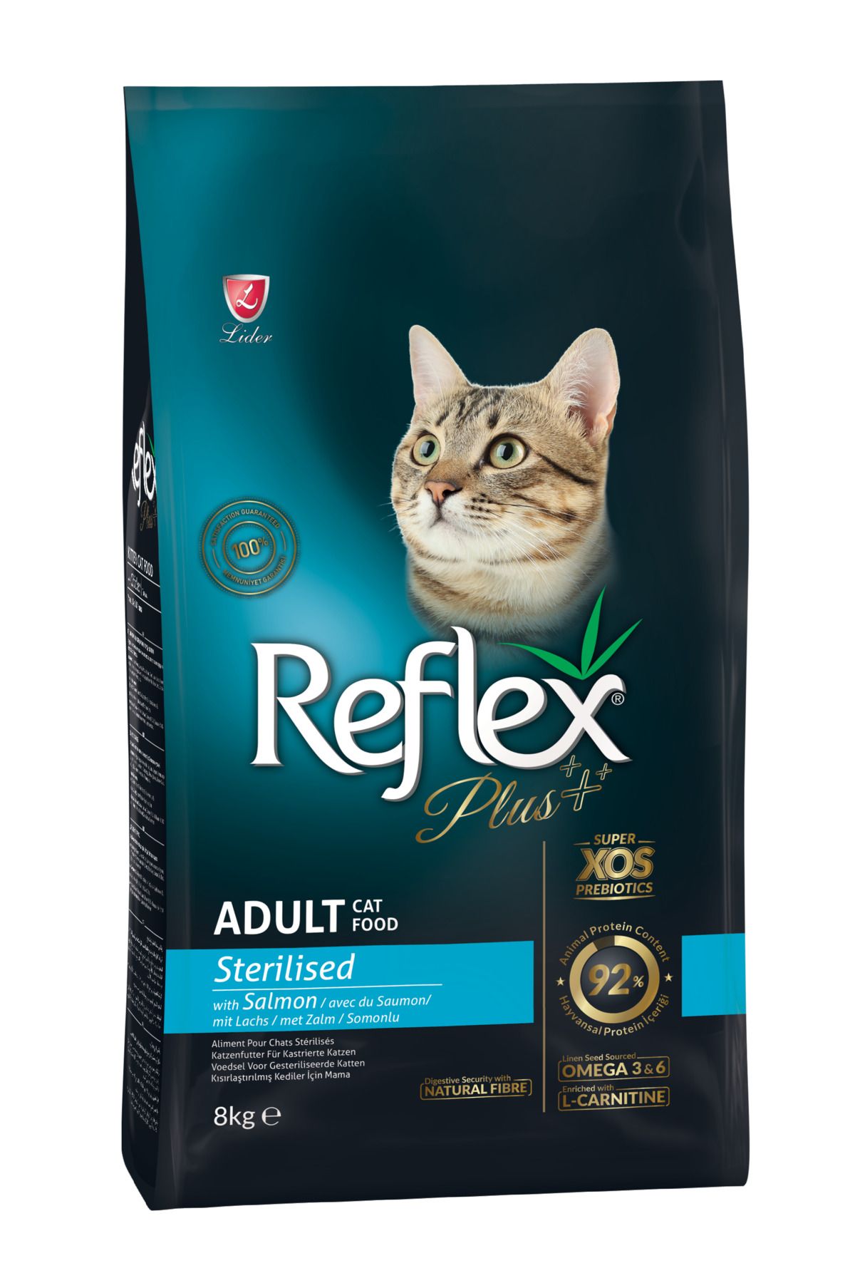 Reflex Plus Somonlu Kısırlaştırılmıs Yetişkin Kedi Maması 8 Kg