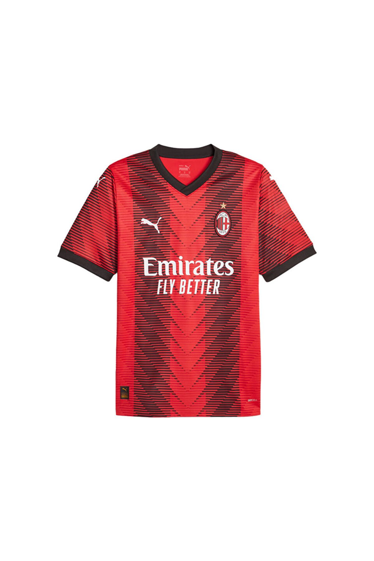 Puma Acm Home Jersey Ac Milan Futbol Forması 77038301 Kırmızı