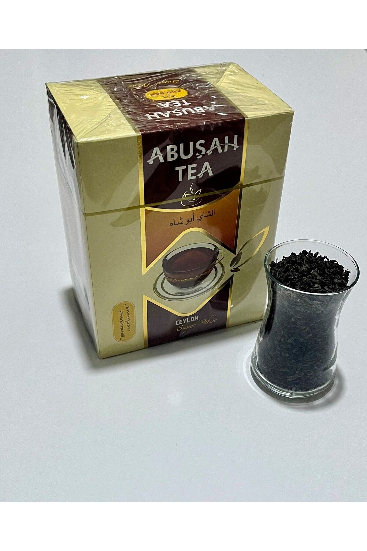 ABUŞAH Çay Sri Lanka Ithal Ceylon 1. Kalite Dökme 400 gr Siyah Kaçak Kutulu