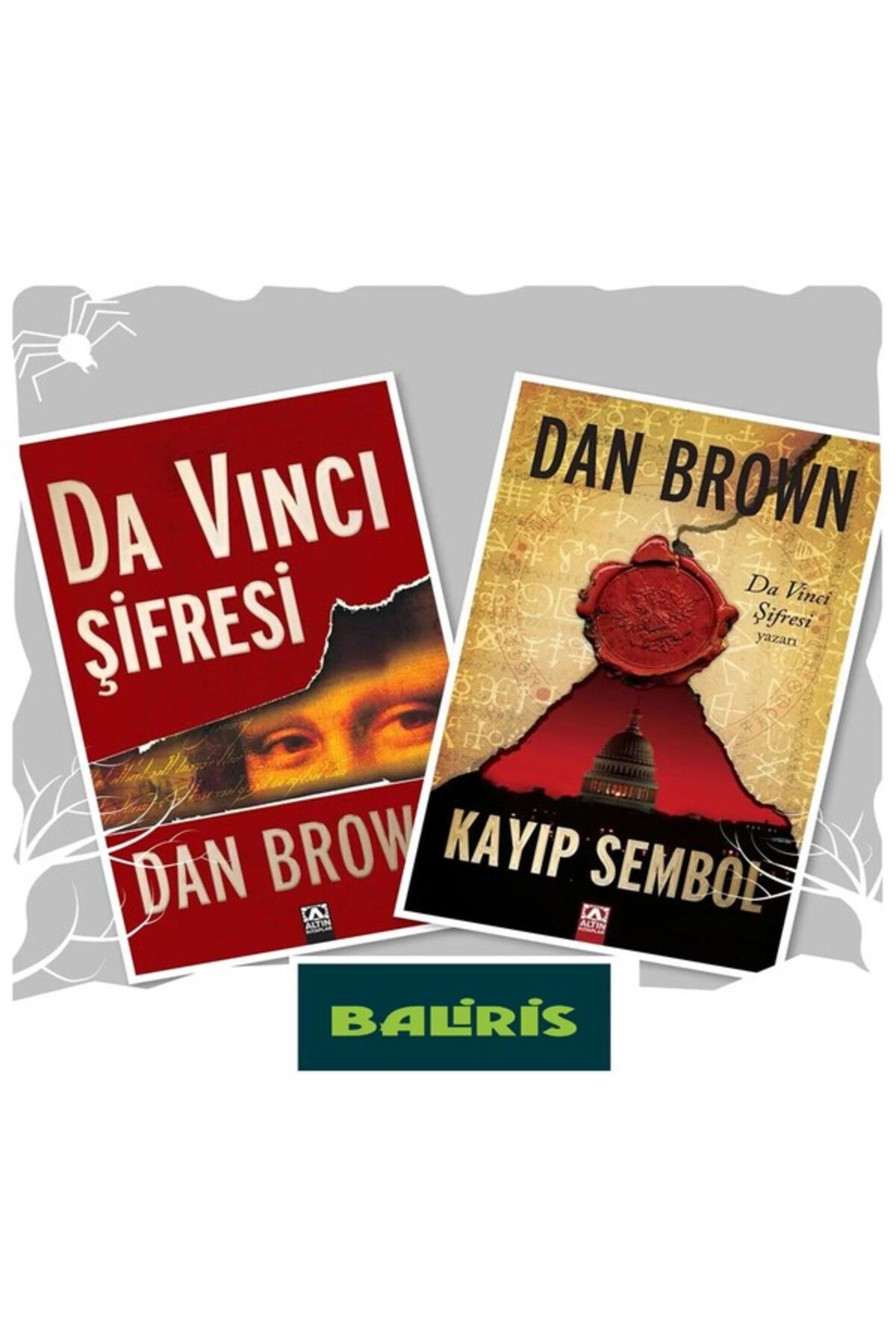 Altın Kitaplar Da Vinci Şifresi + Kayıp Sembol, Dan Brown (2 Kitap), Özel Boy (18,5 x 10 cm)
