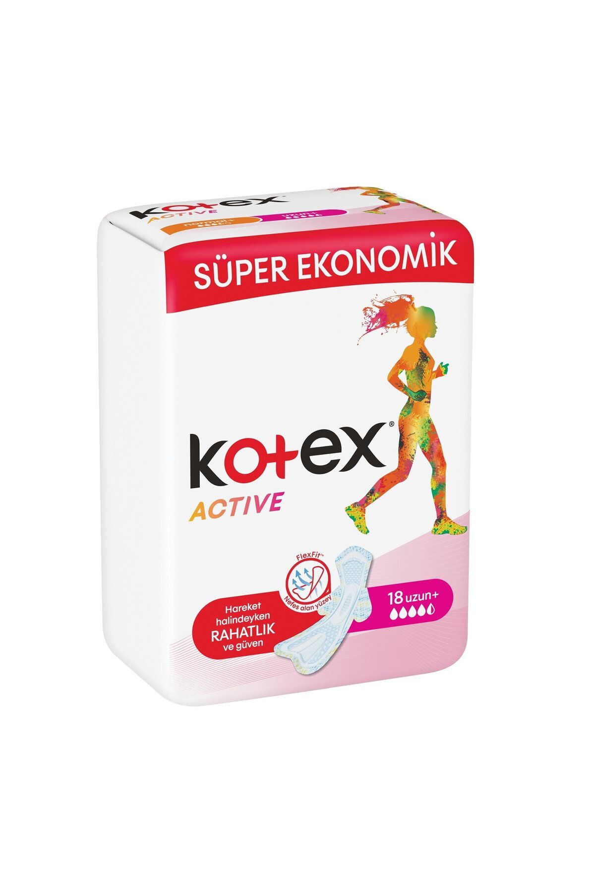 Kotex Active Süper Ekonomik Uzun 18'li