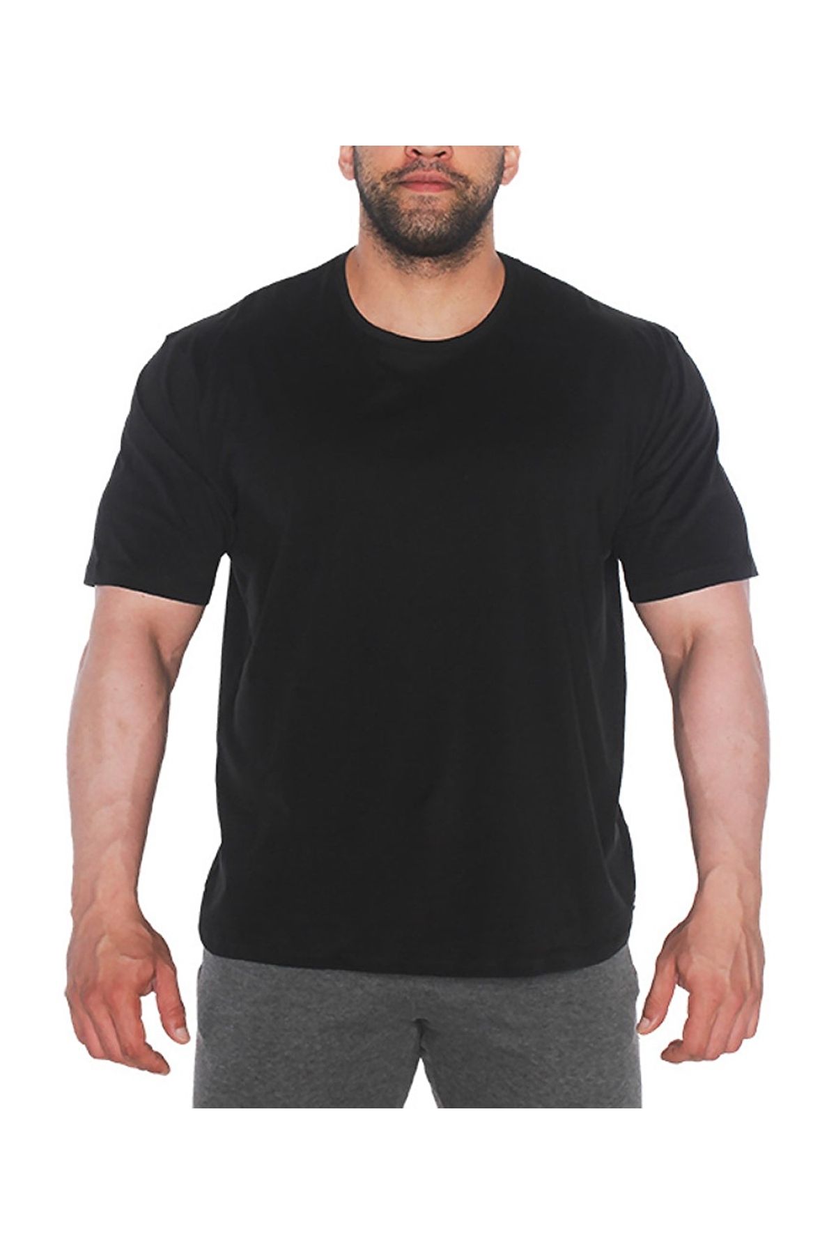 MUSCLECLOTH Oversize T-shirt Siyah