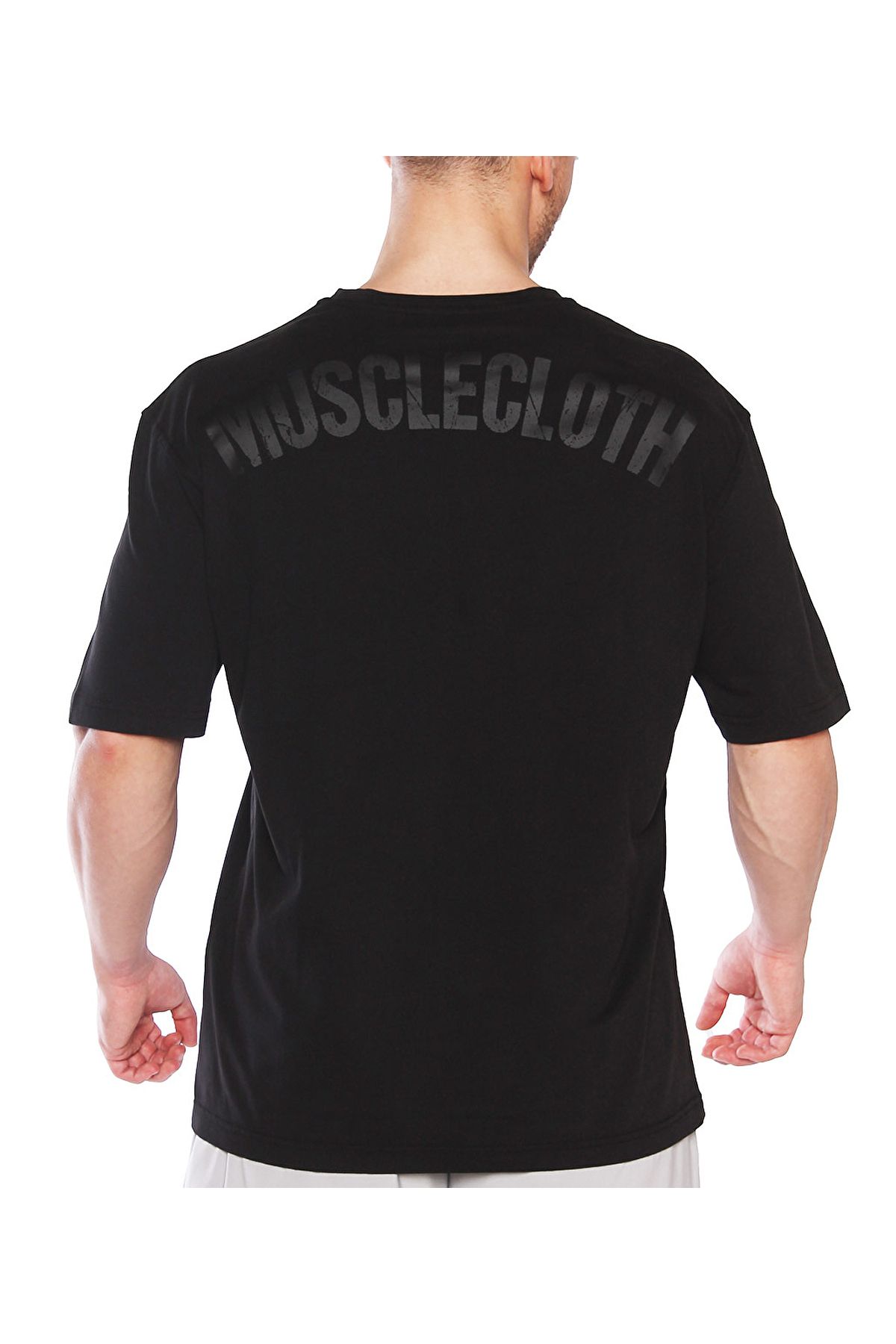 MUSCLECLOTH Washed Oversize T-shirt Siyah