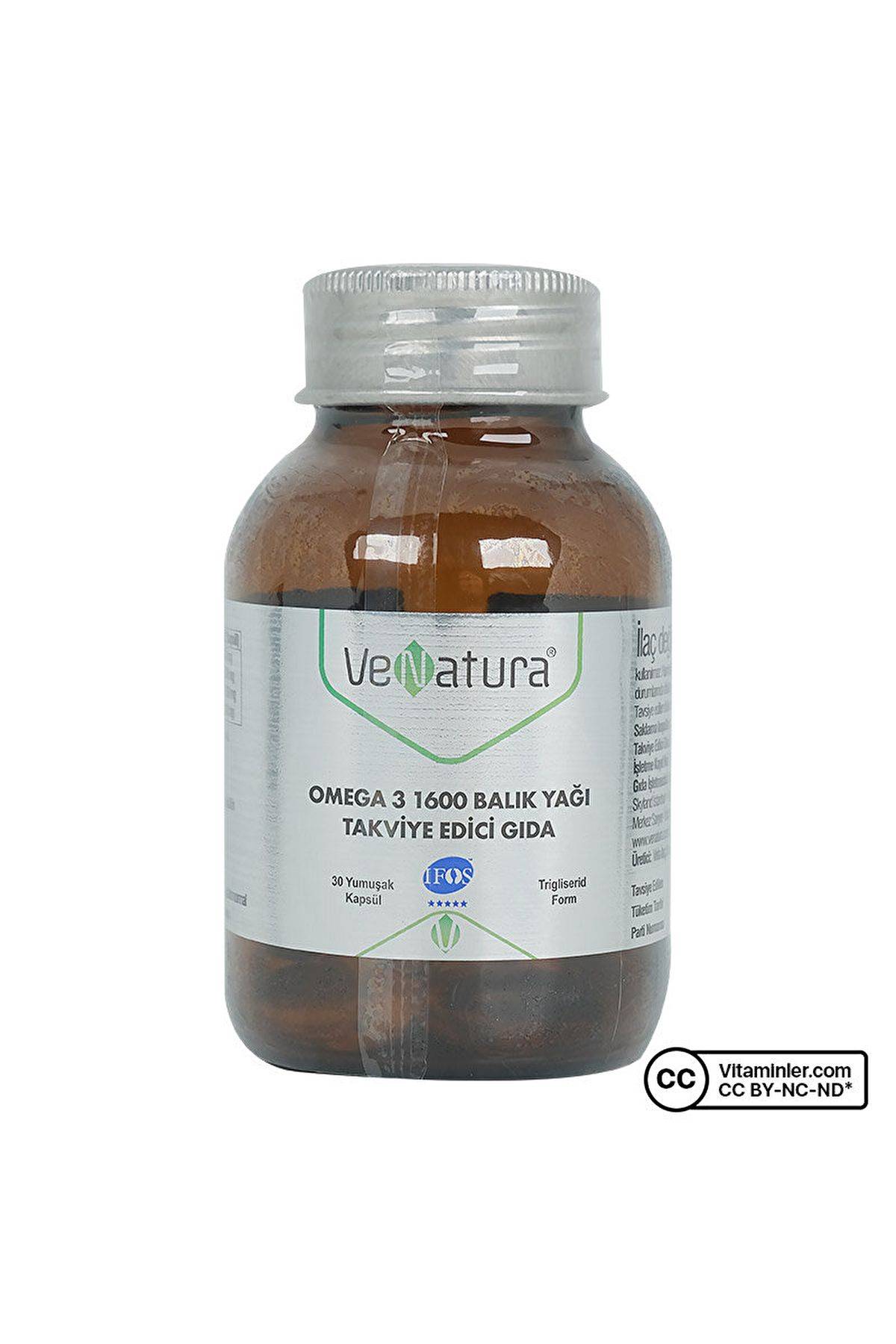 Venatura Omega 3 1600 Balık Yağı 30 Kapsül