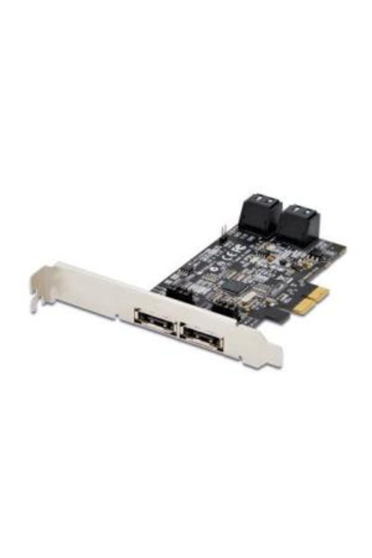 Digitus DS-30104-1 SERİ ATA-SATA III 4'LÜ PCI EXPRES KART 4xDahili SATA Port+2xHarici eSATA Port